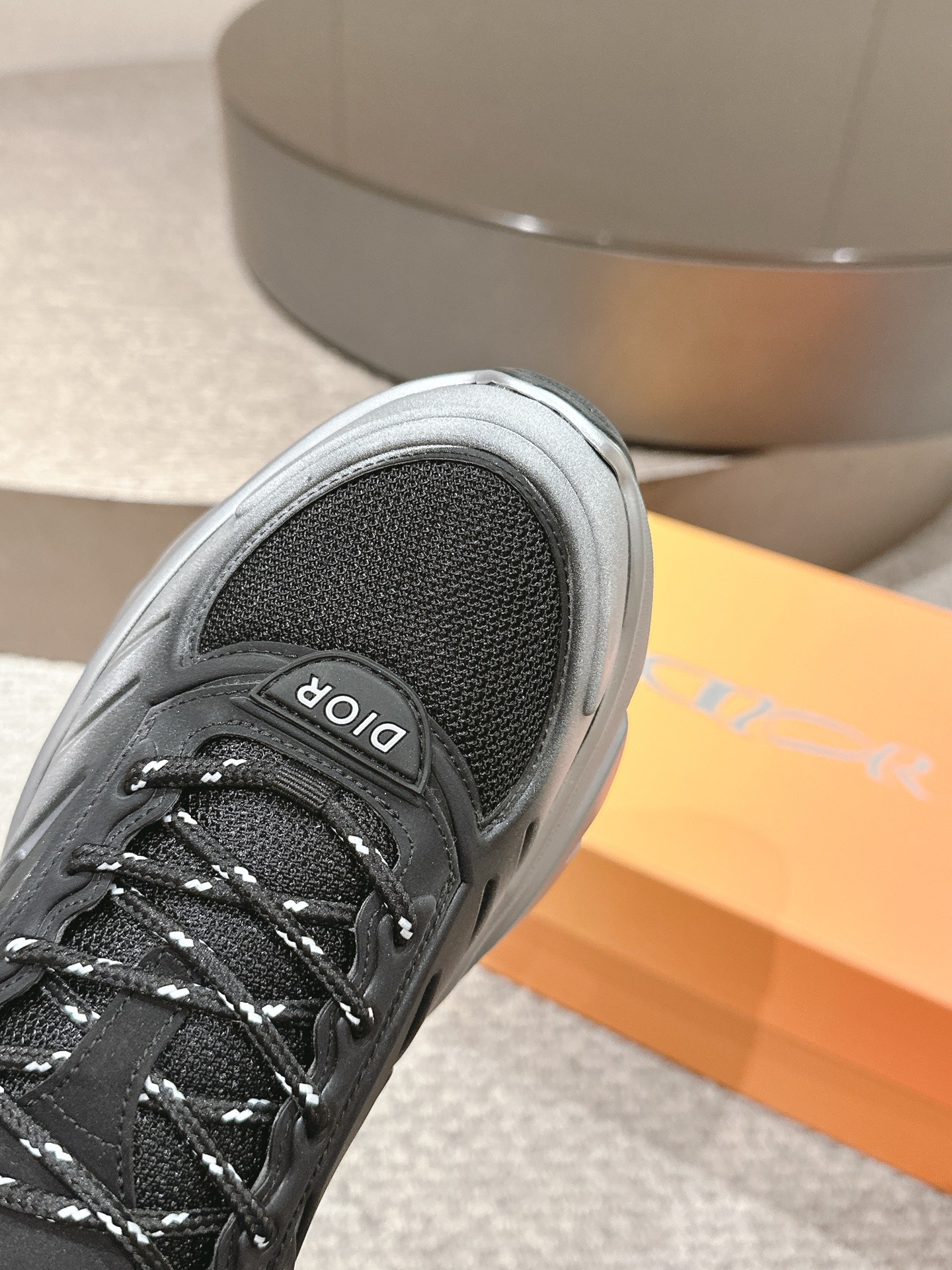 Dior B44 Dad Sneakers Black/Silver