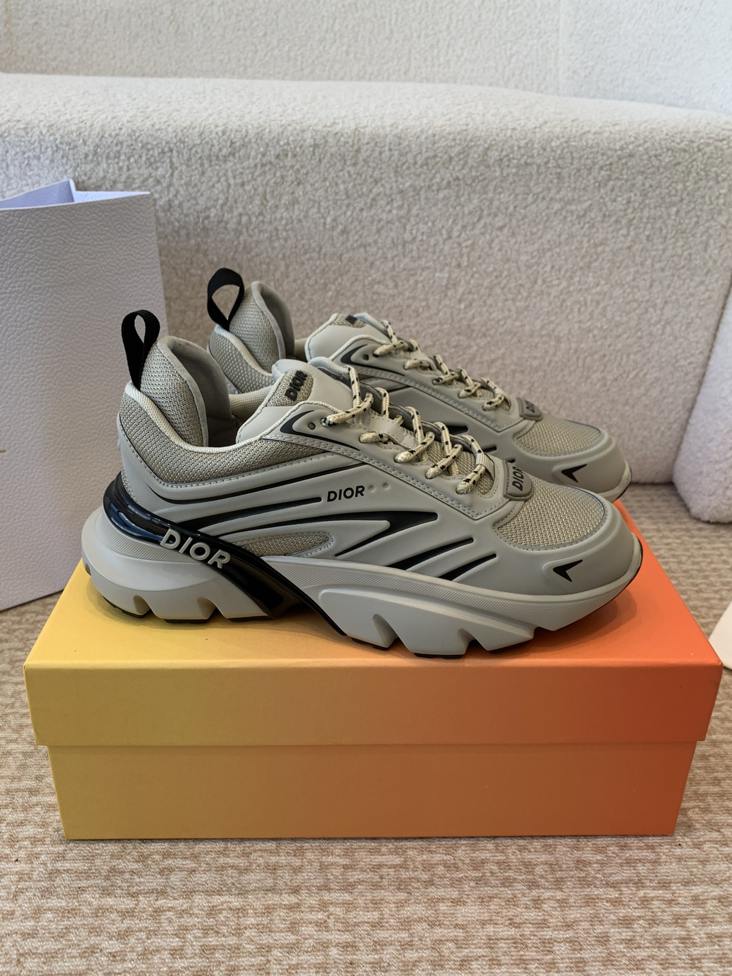 Dior B44 Blade Runner Sneakers Beige