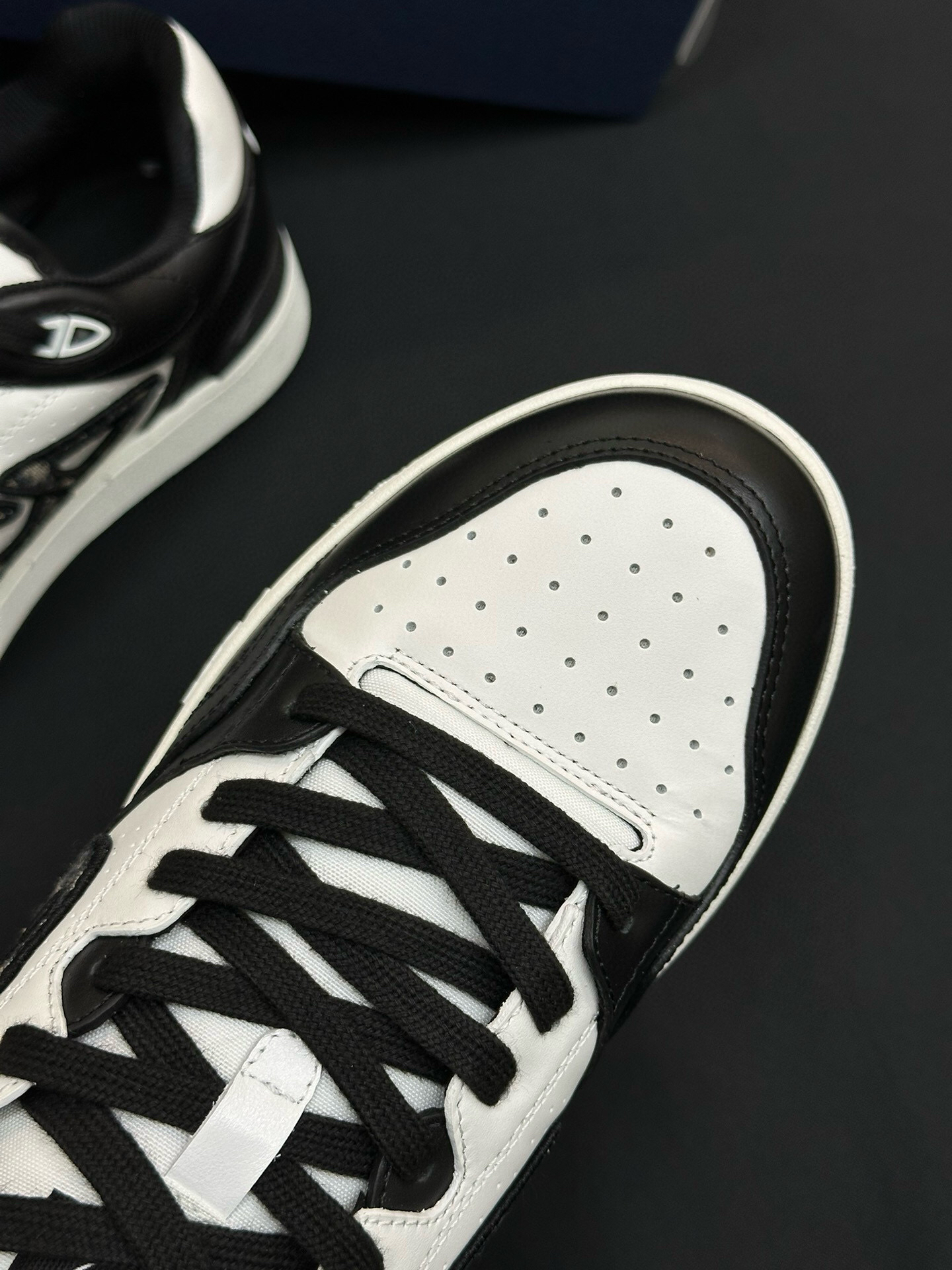 Dior B57 Low-Top Sneakers Black/White