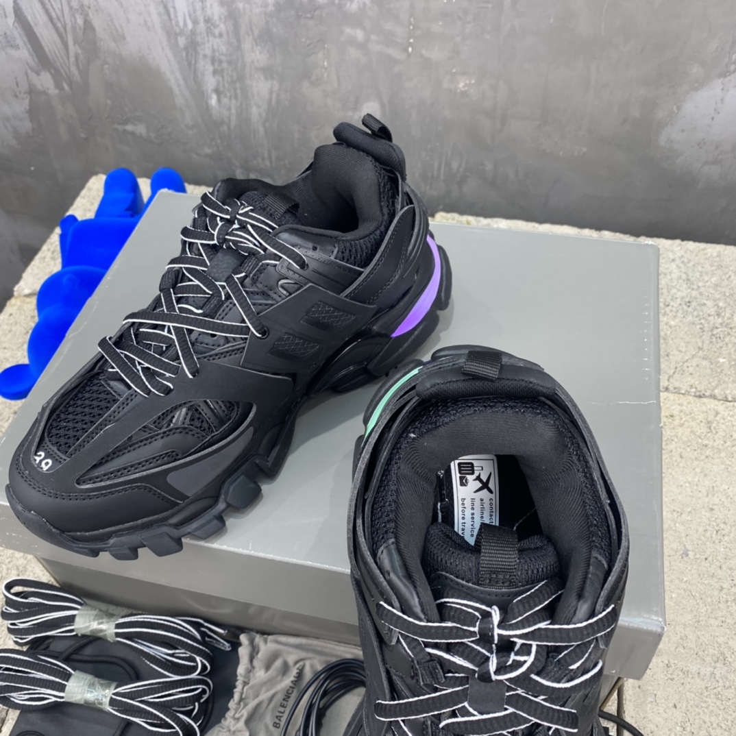 Balenciaga Track LED Trainer Black