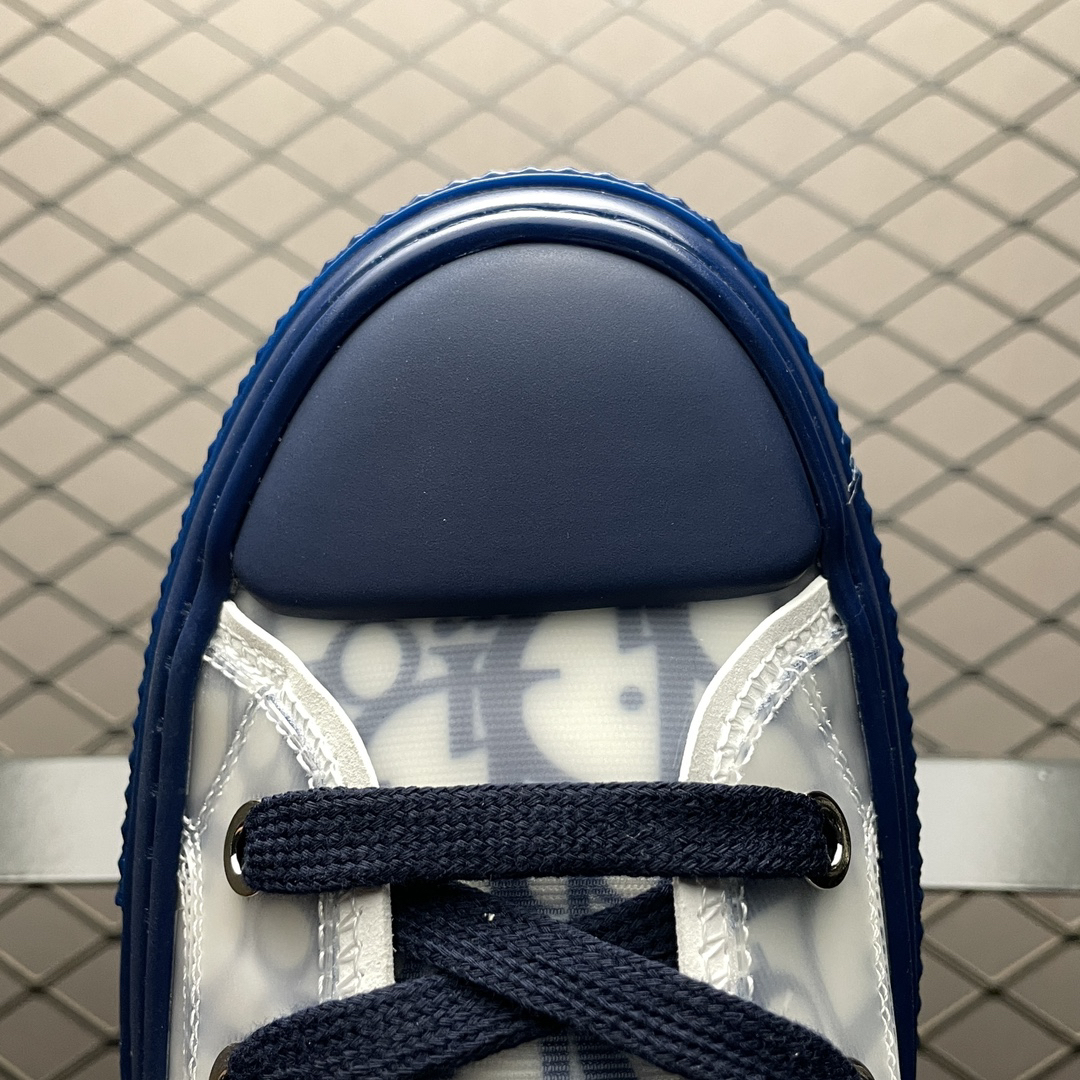 Dior B23 Oblique High-Top Sneakers Blue