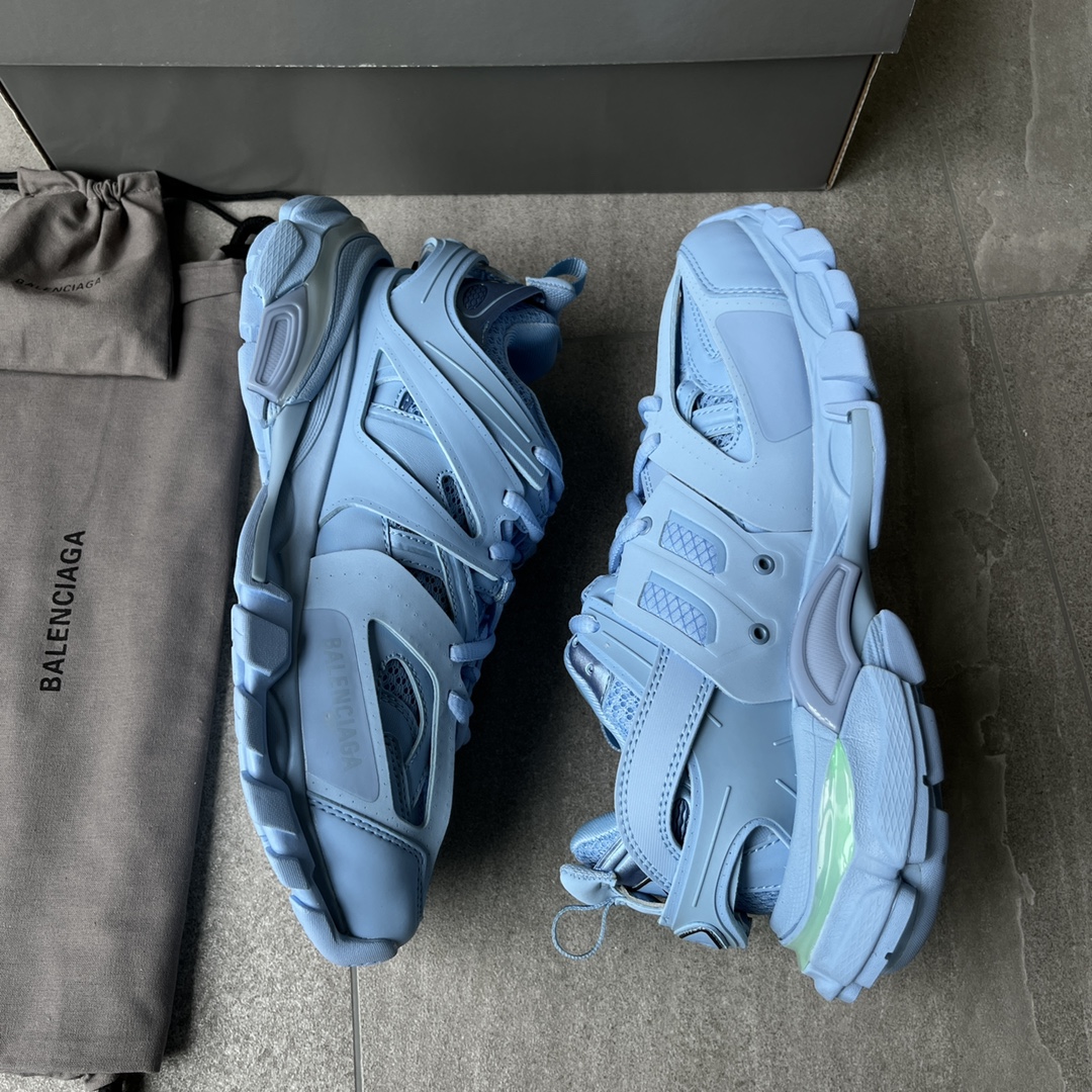 Balenciaga Tra Trainer LED Sneakers Sky Blue