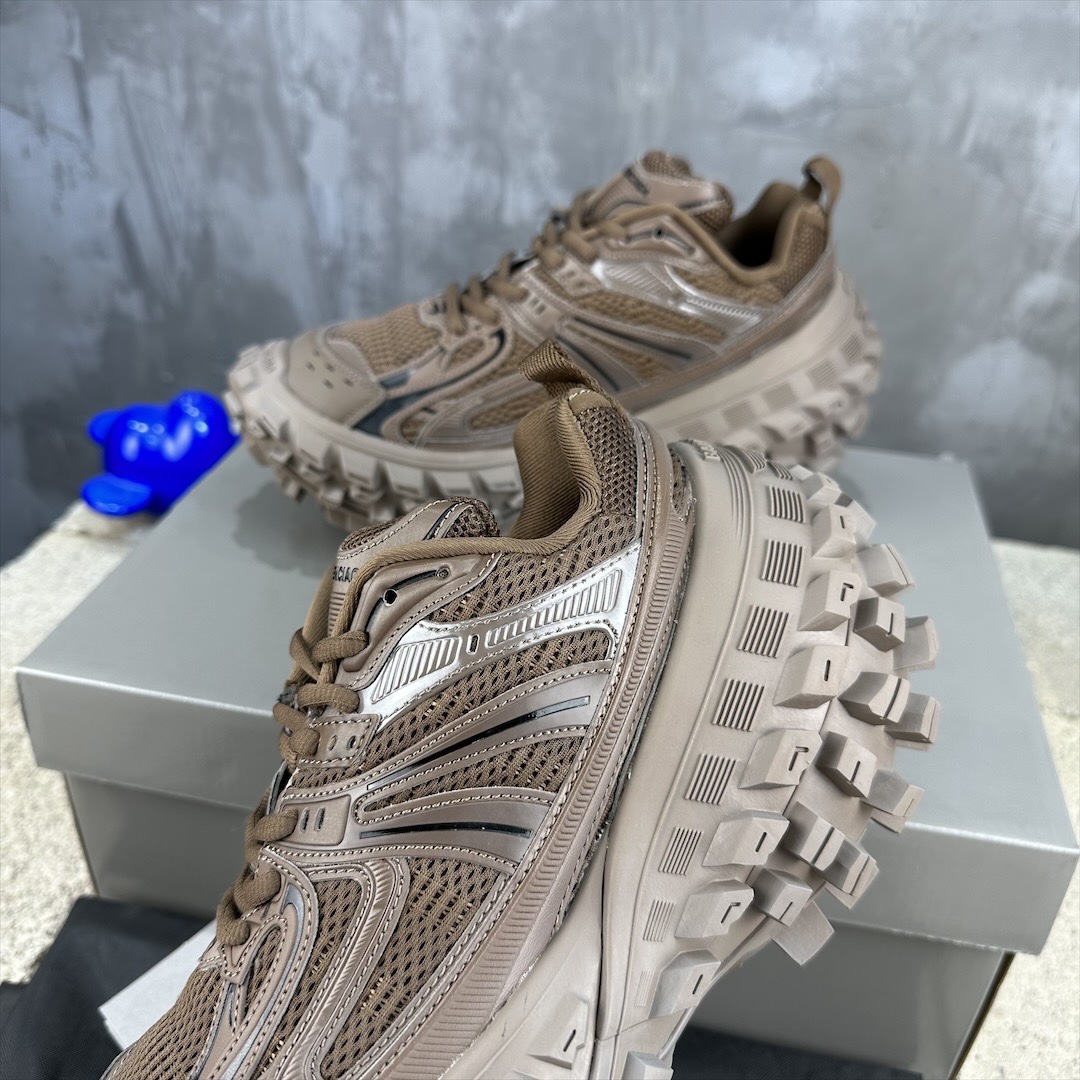 Balenciaga The Haer Project Tire Sole Sneakers Taupe
