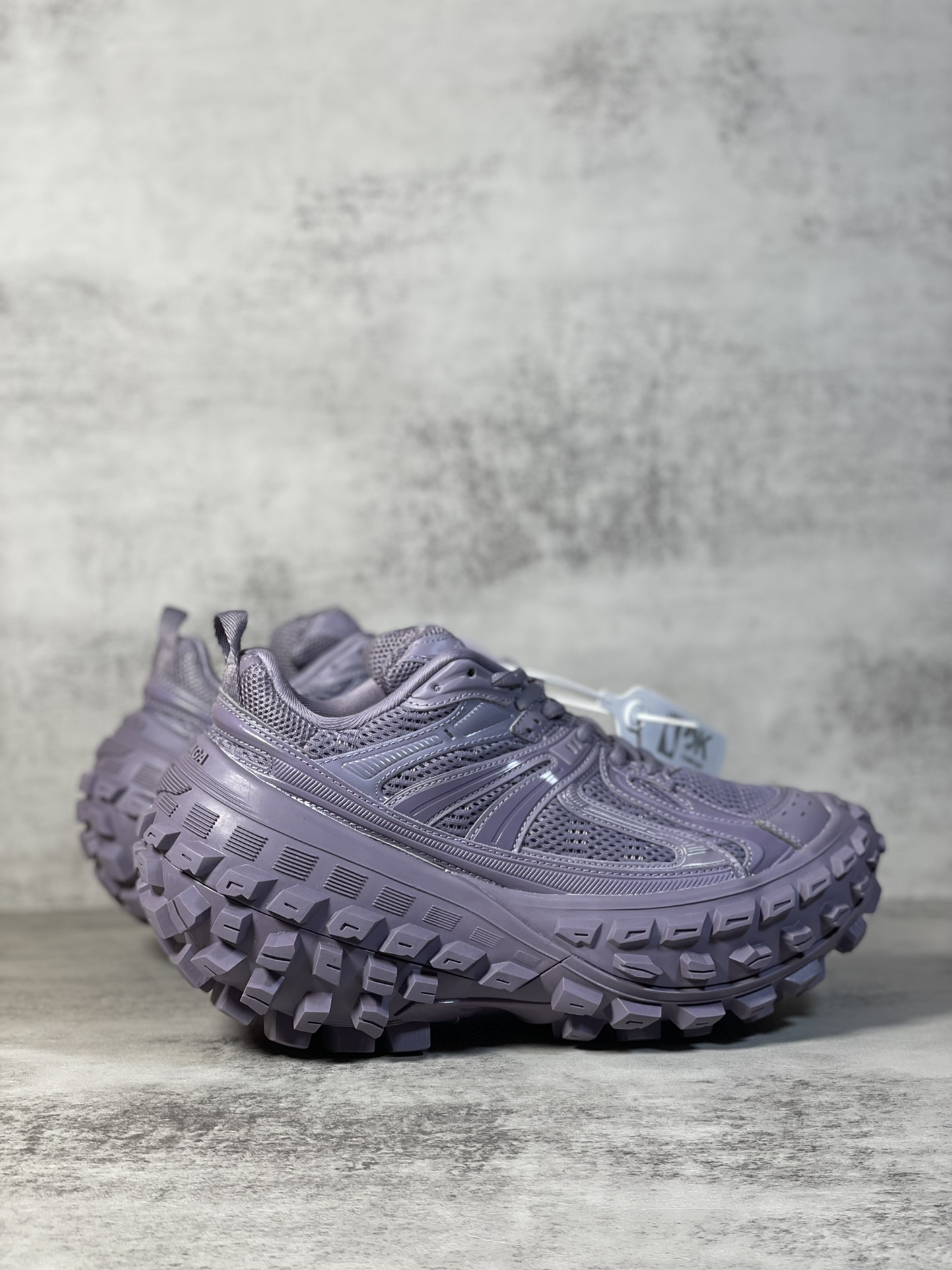 Balenciaga Defender Platform Sneakers Purple