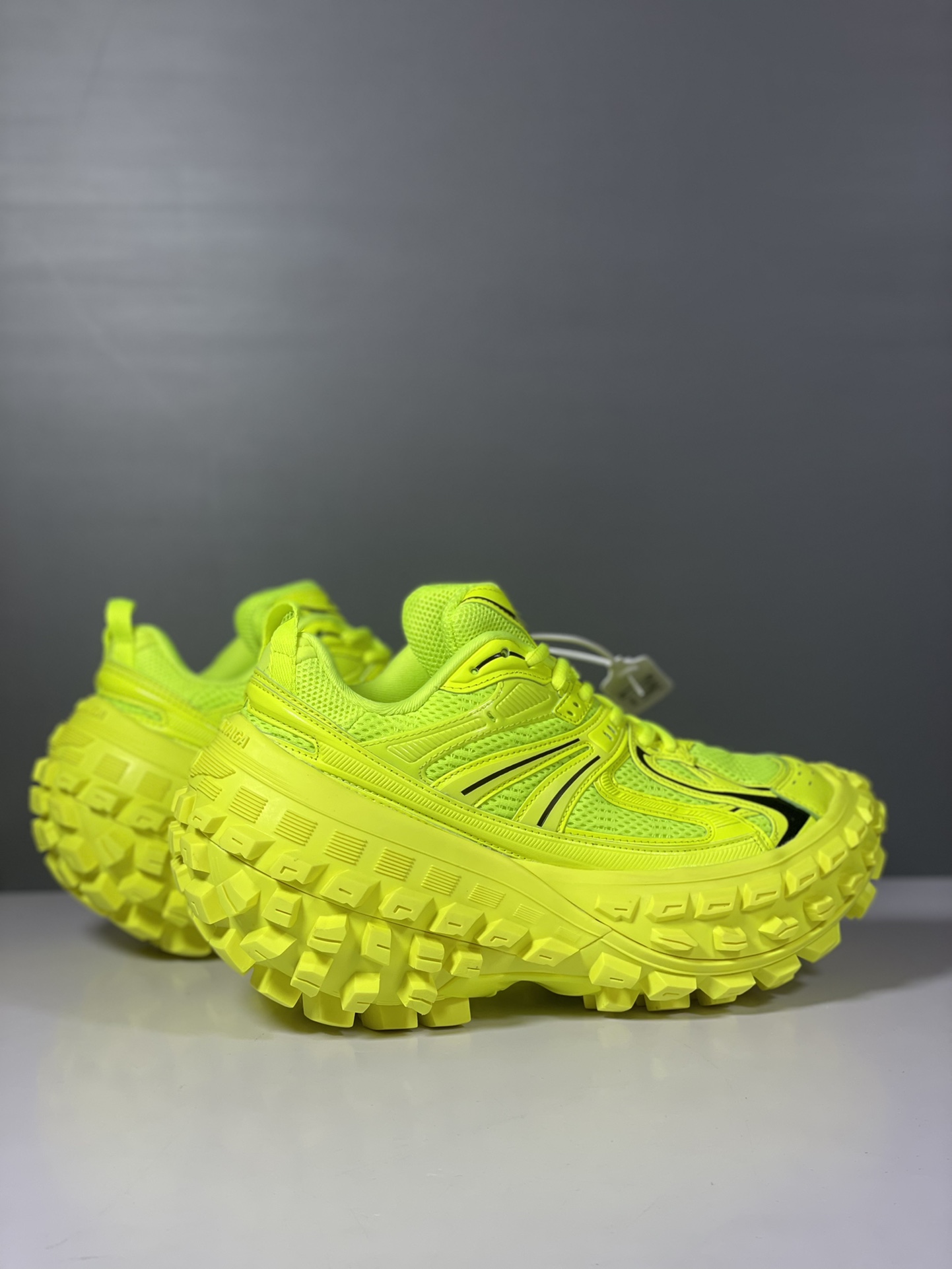 Balenciaga Defender Platform Sneakers Fruit Green