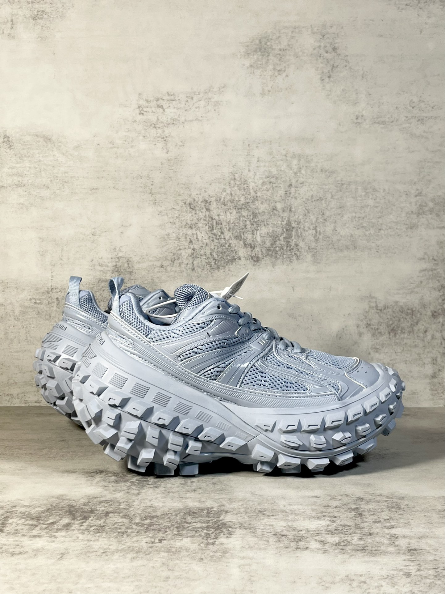 Balenciaga Defender Platform Sneakers Grey