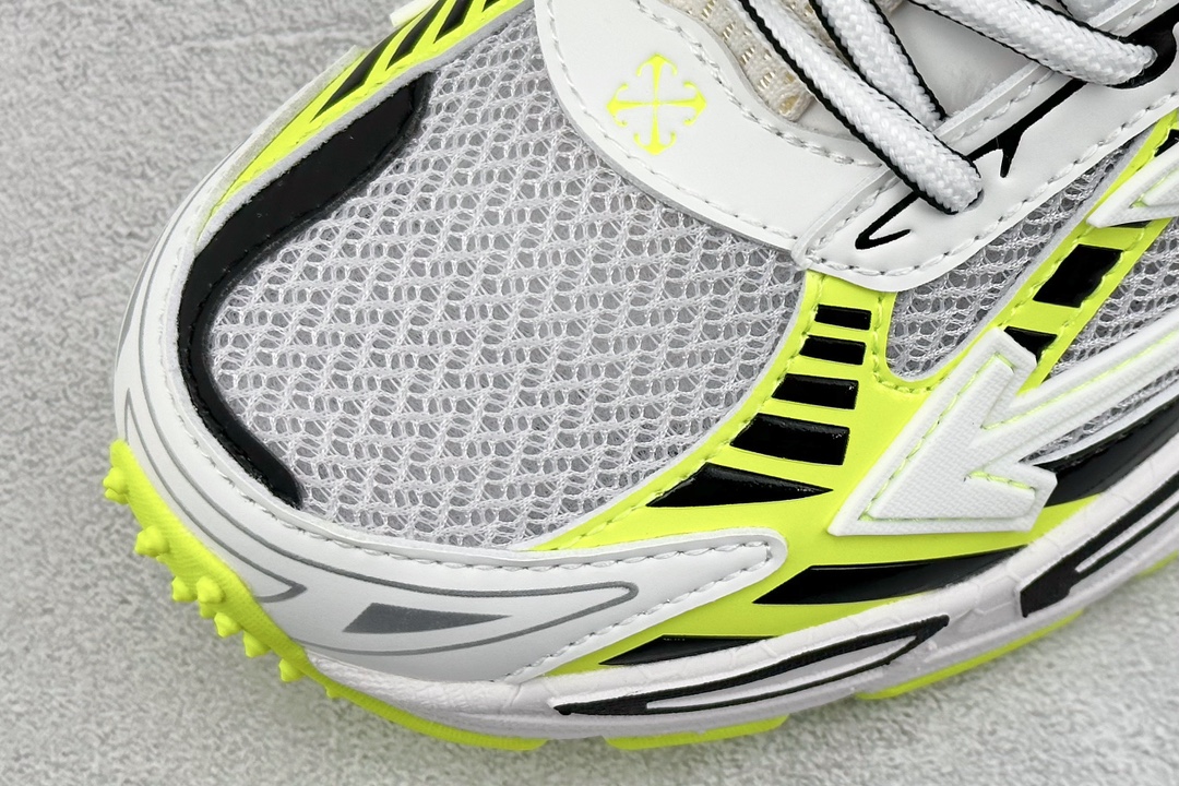 Off-White Chunky Mesh Sneakers White Neon Yellow