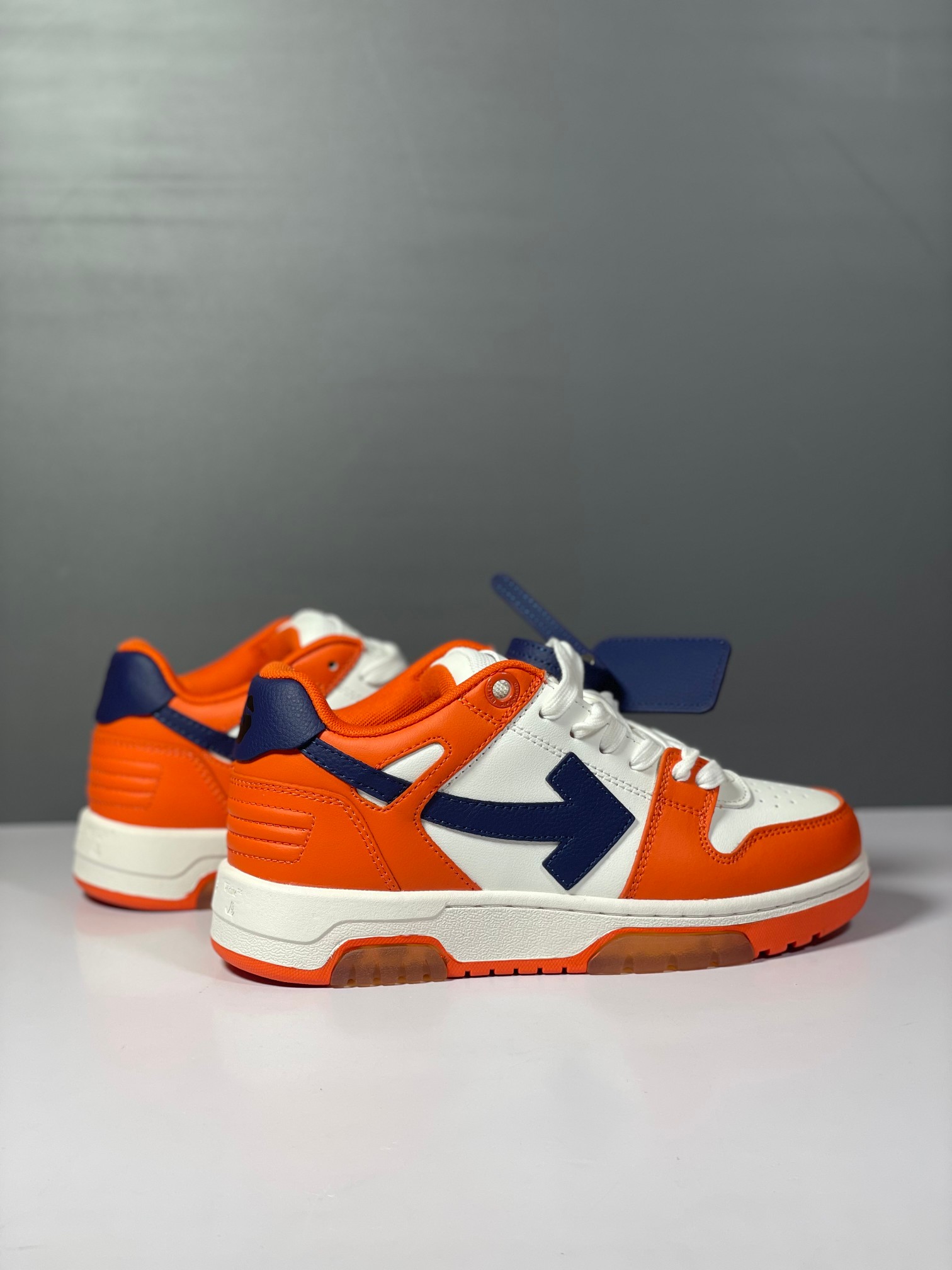 Off-White Out Of Office Low Top Sneakers White/Orange/Navy