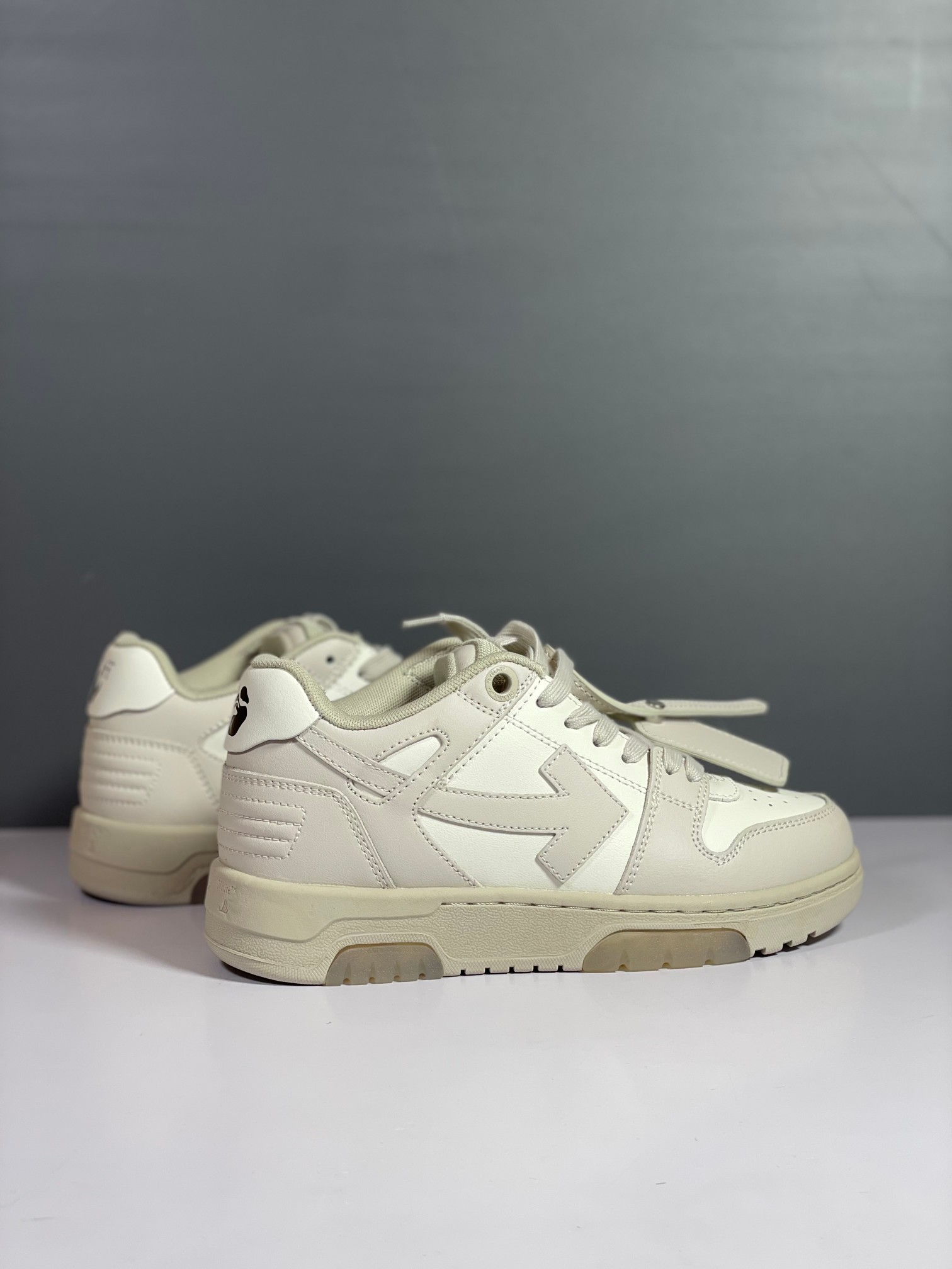 Off-White Out Of Office Low Sneakers Beige