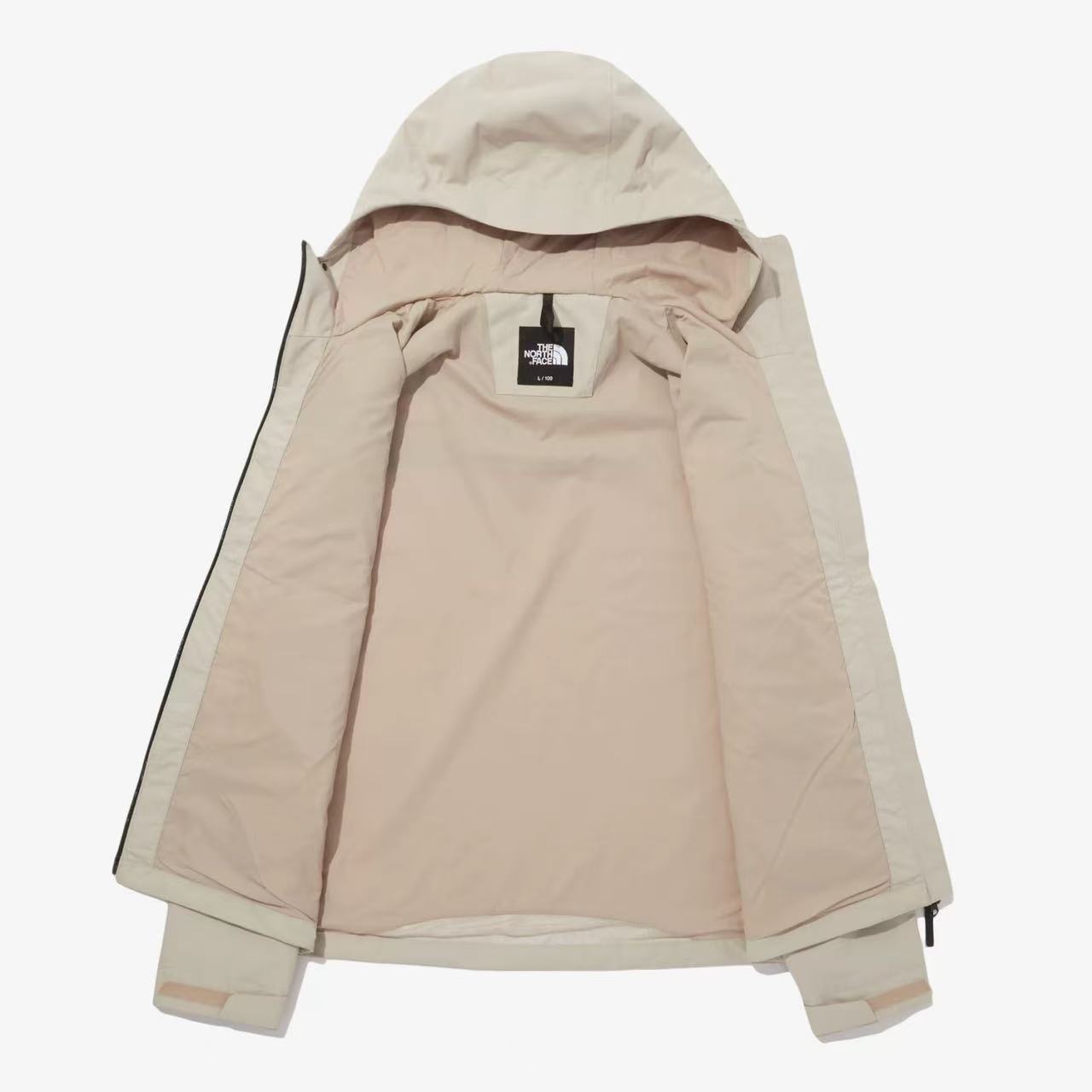 The North Face Hooded Jacket Khaki/Black