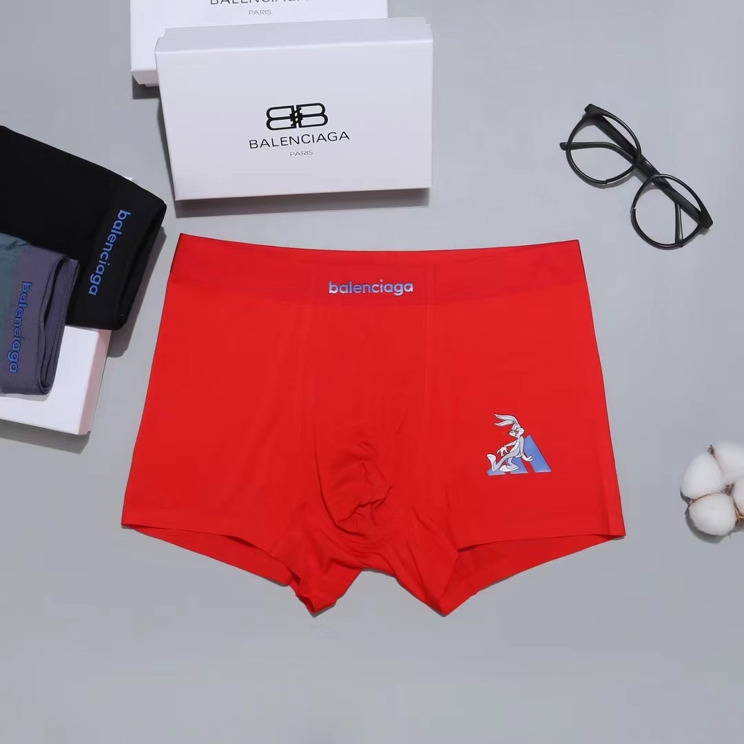 Balenciaga Seamless Modal Boxer Briefs 3-Pack Multicolor