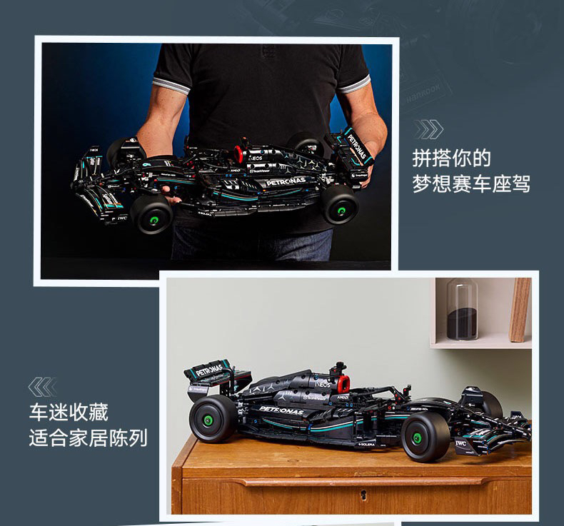 LEGO Technic Mercedes-AMG F1 W14 Model Car Set Black