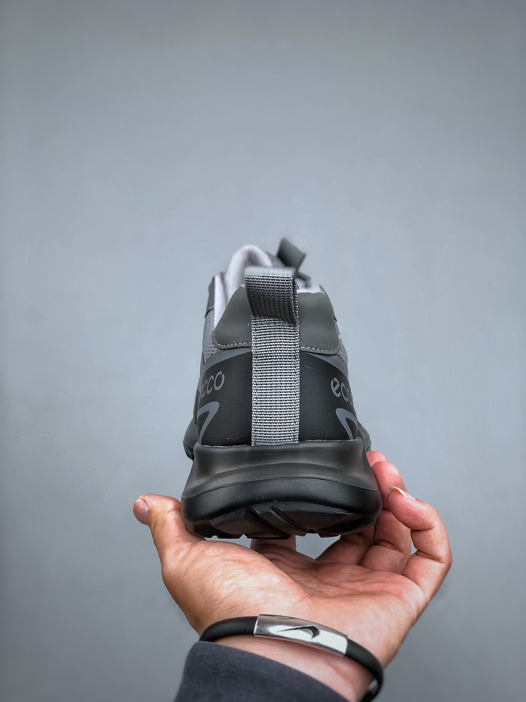 ECCO Breathable Trail Running Sneakers Gray