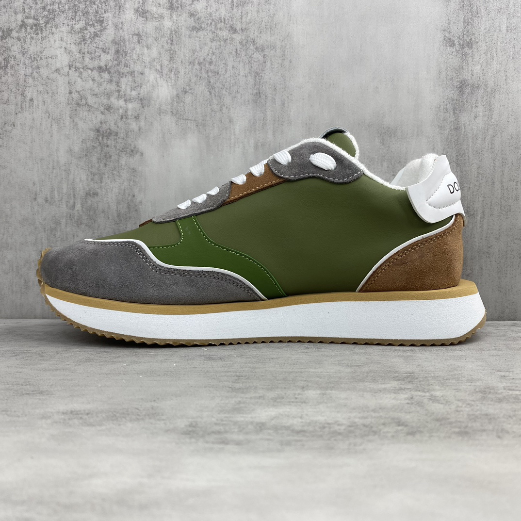Dolce & Gabbana DG Logo Dad Sneakers Green