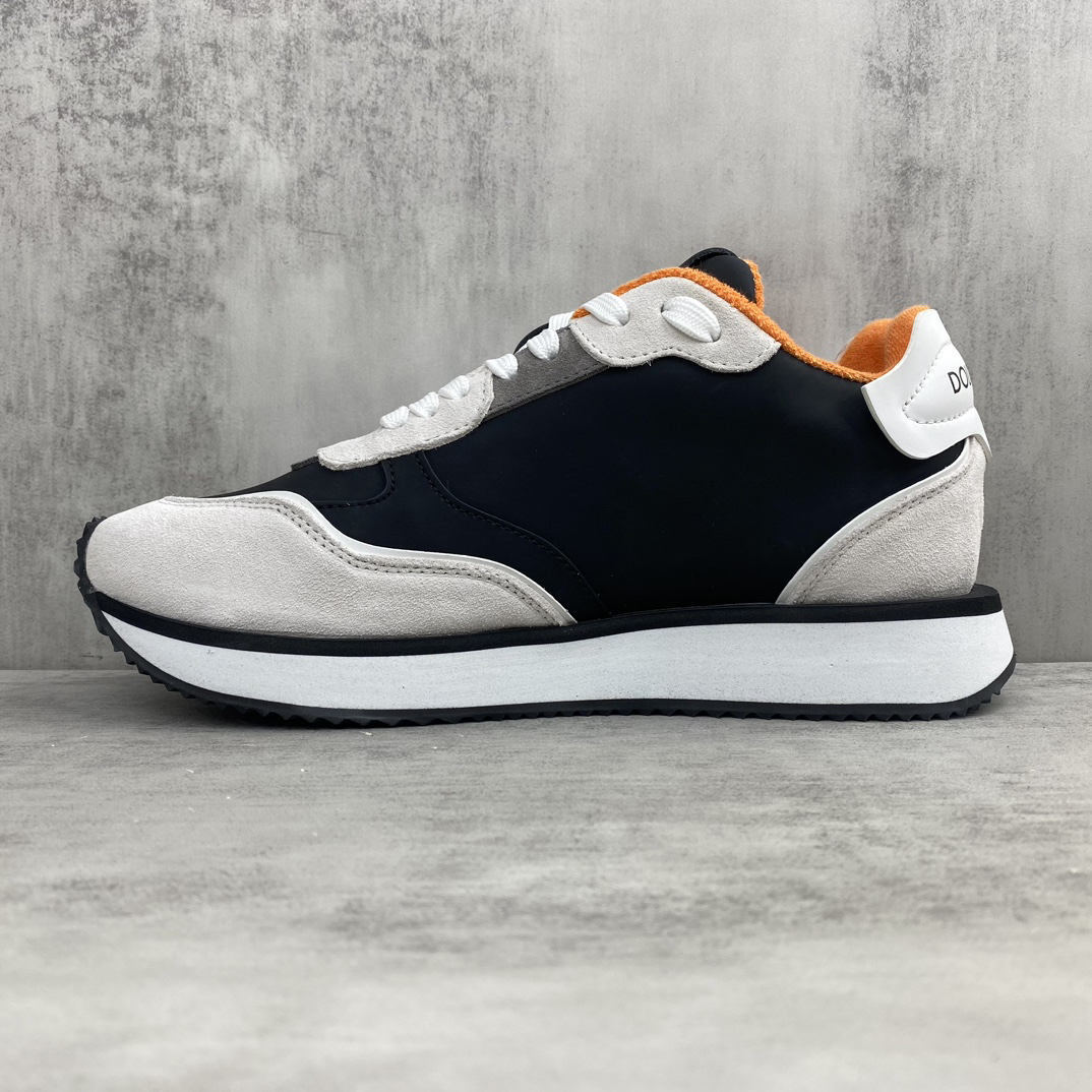 Dolce & Gabbana DG Daymaster Sneakers Black/White/Orange