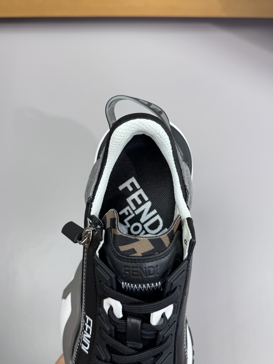Fendi Flow Low-Top Sneakers Black
