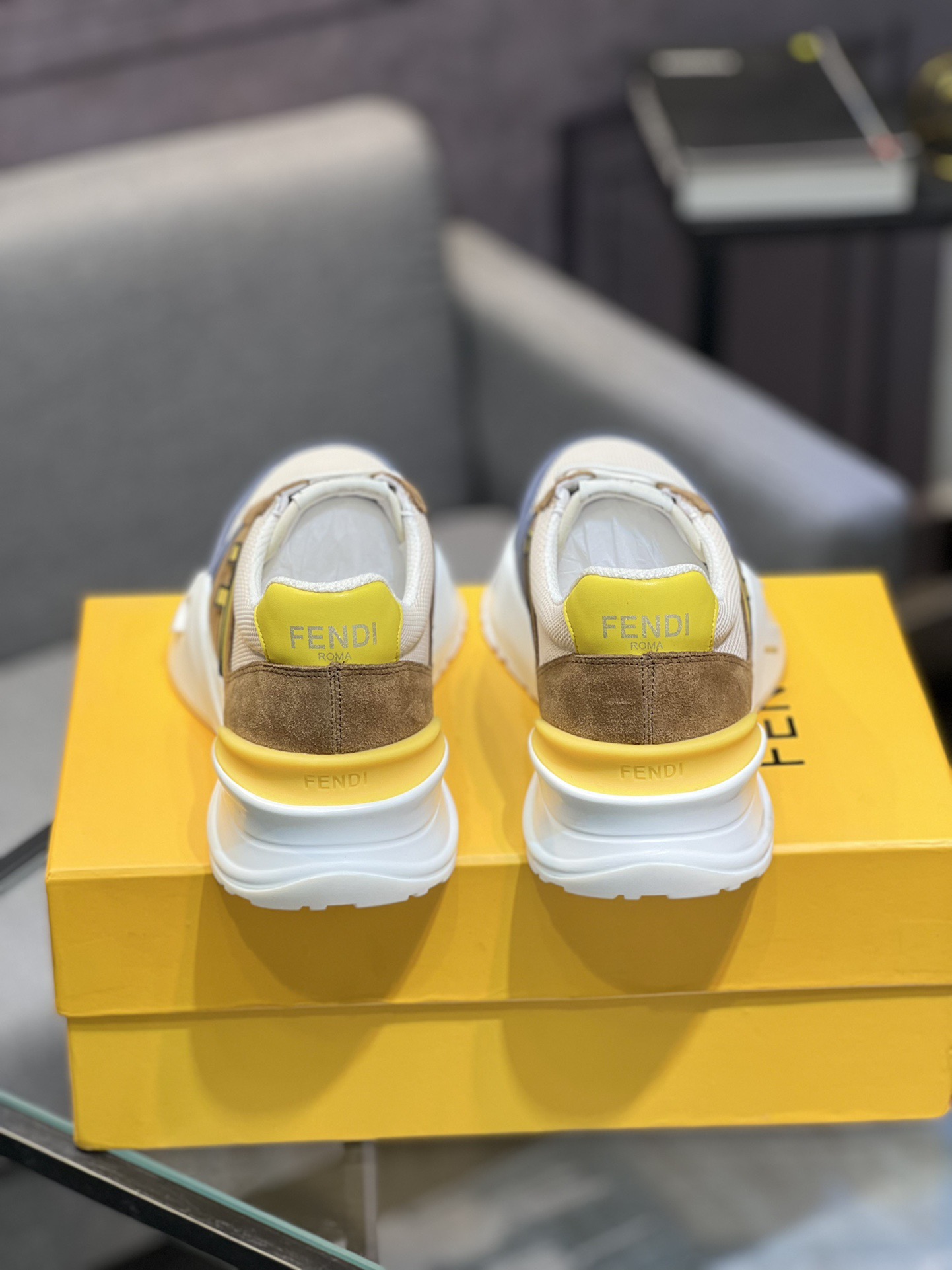 Fendi Chunky Casual Sneakers Multi