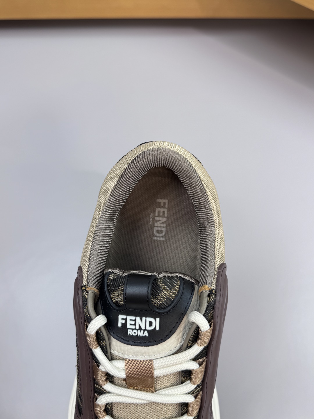 Fendi Leather FF Sneakers Multicolor