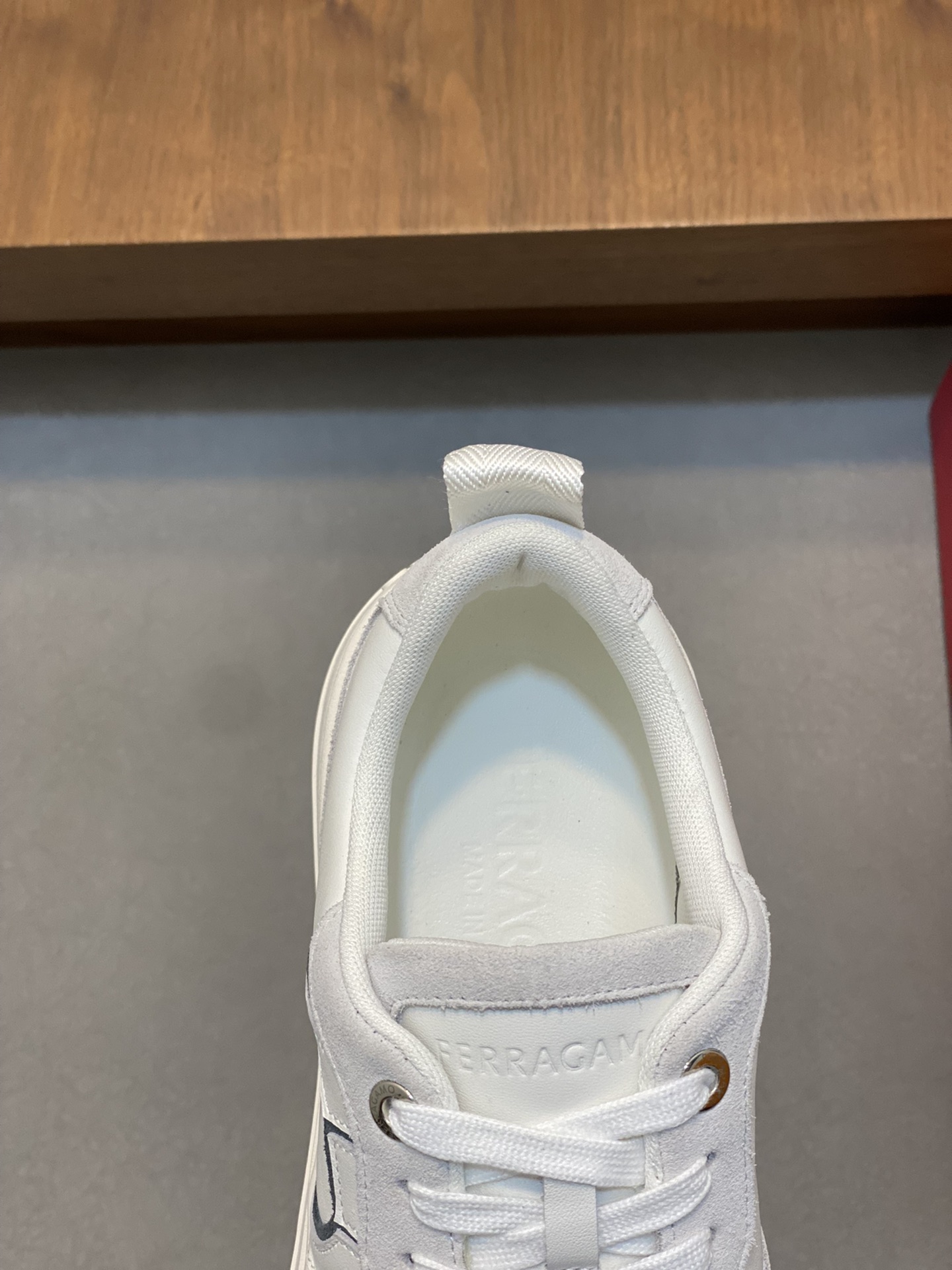 Ferragamo Gancini Low Sneakers White
