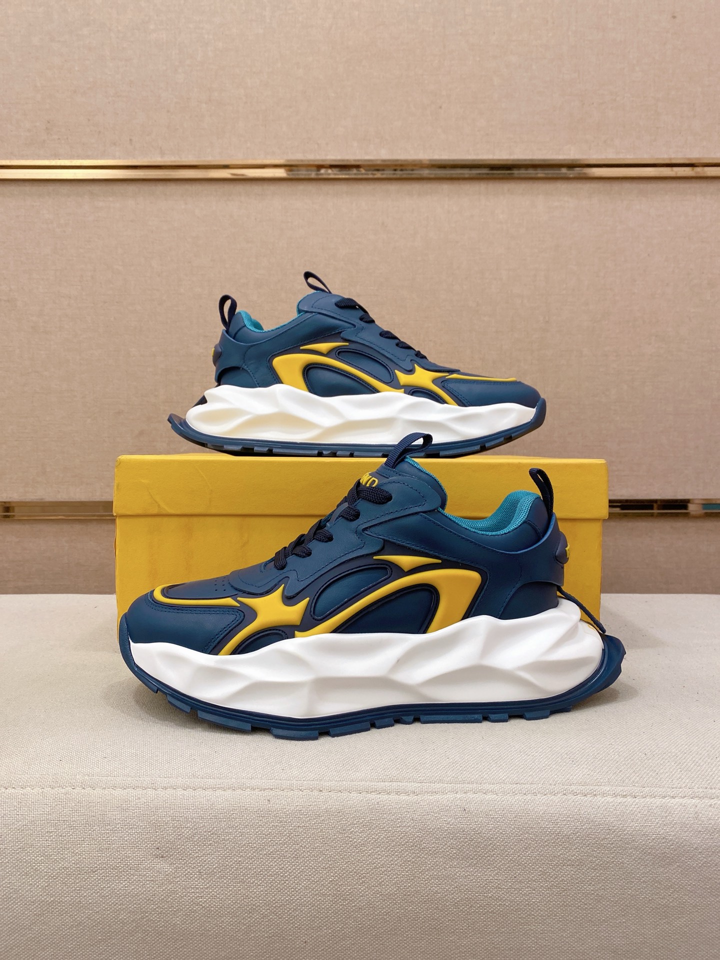 Fendi Flow Chunky Sneakers Blue
