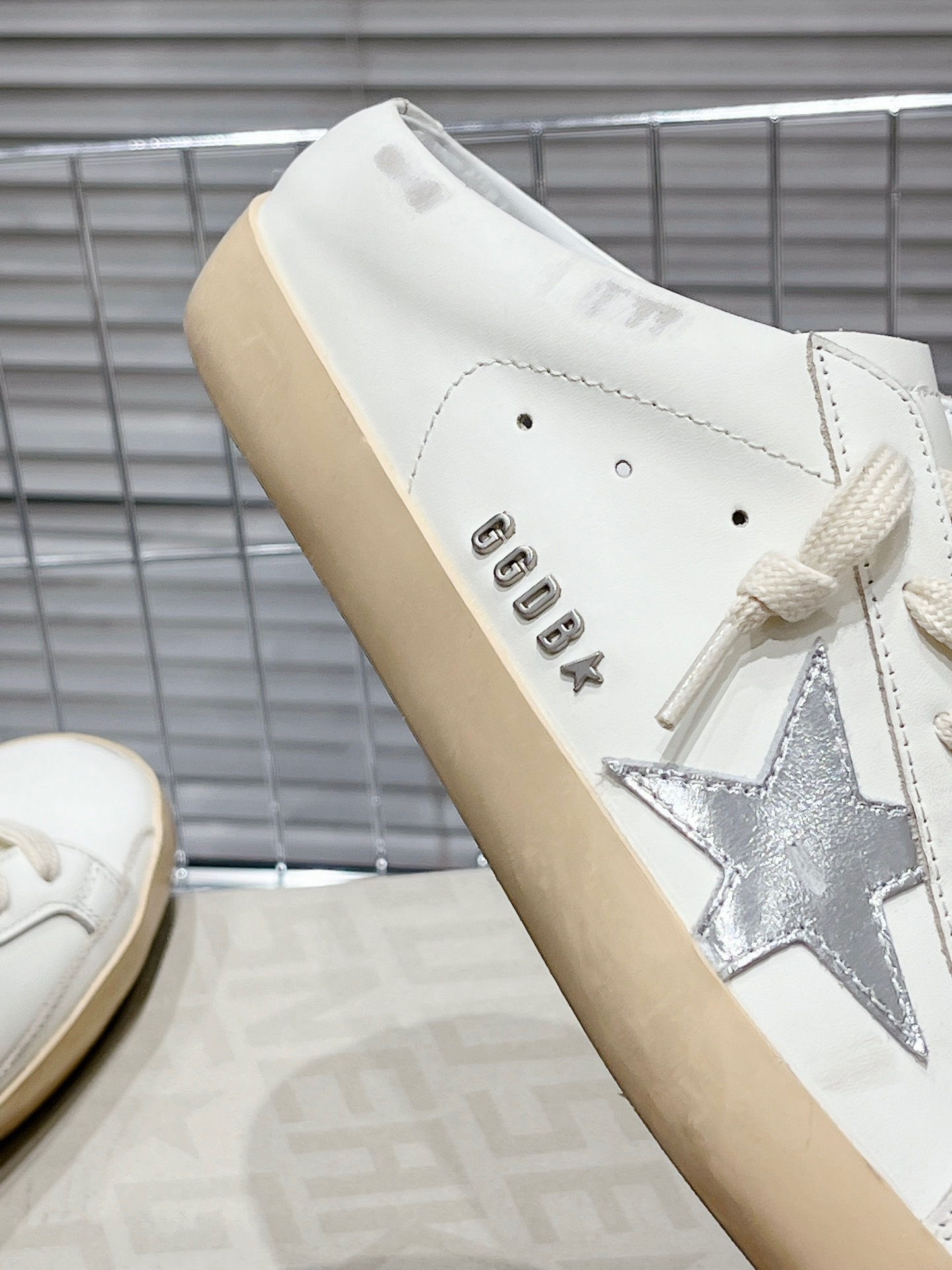 Golden Goose Superstar Sabot Sneakers White/Silver