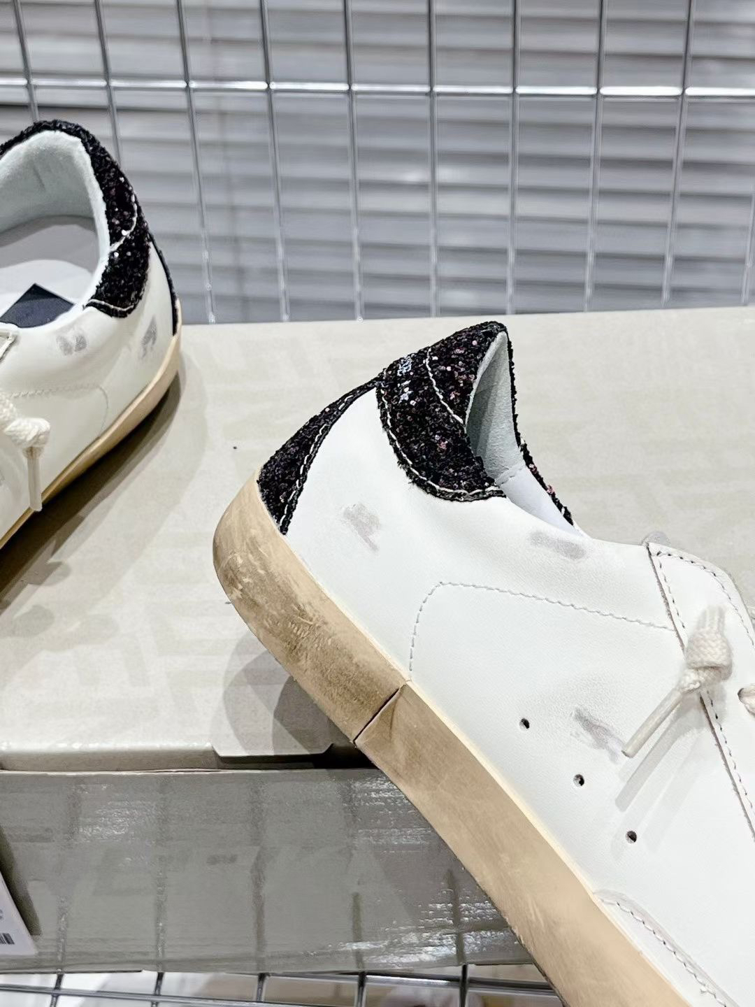 Golden Goose Superstar Sneakers Black/Silver/White