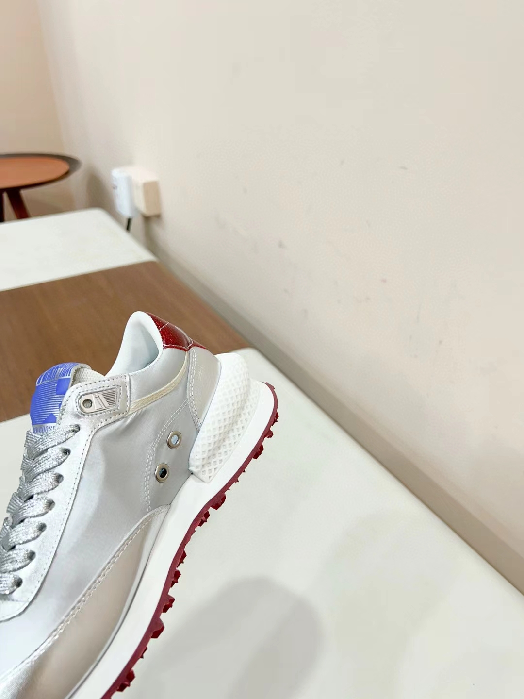 Golden Goose Marathon Sneakers Silver