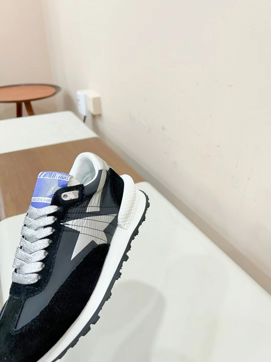 Golden Goose Marathon Running Sneakers Black/Silver