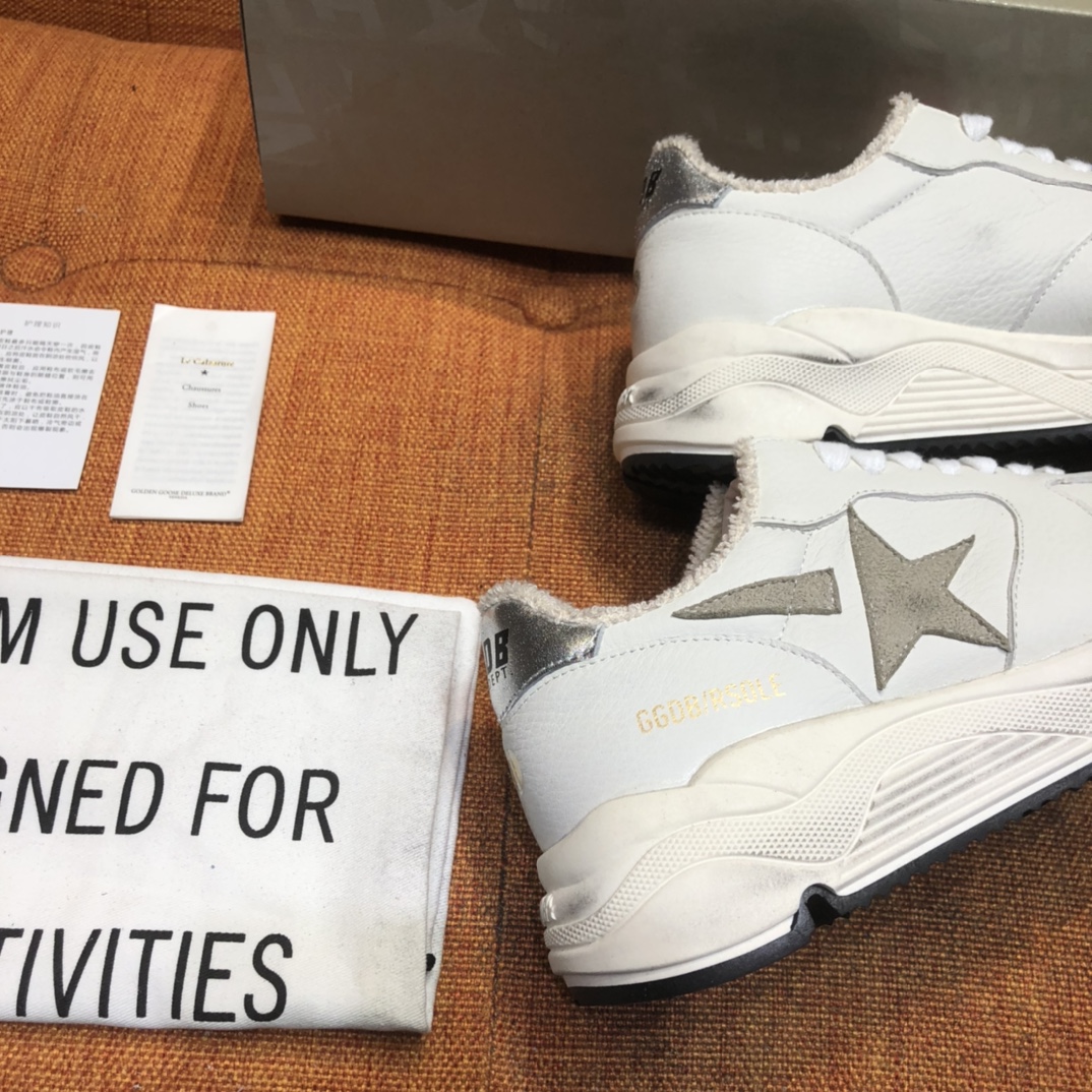 Golden Goose GGDB Running Lift Sneakers White