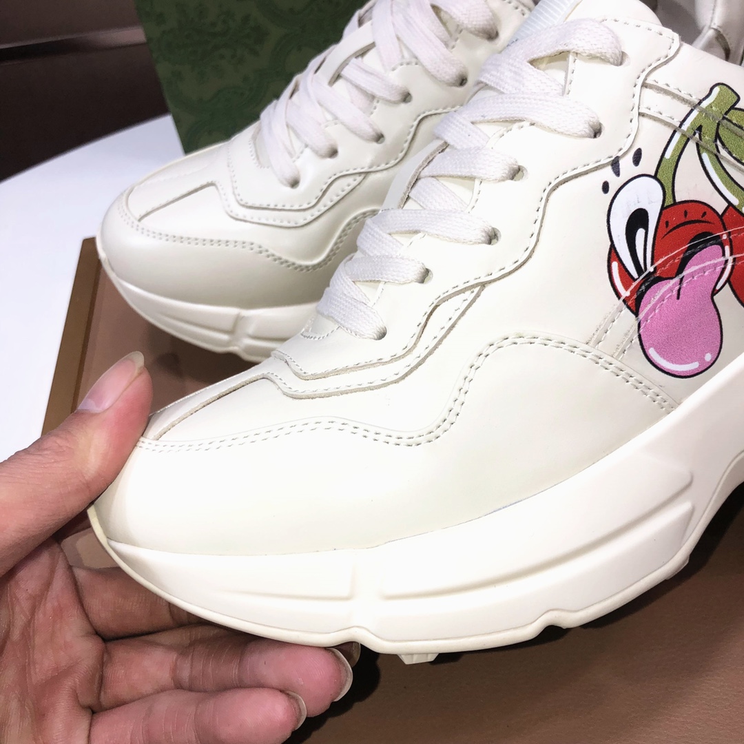 Gucci Rhyton Cherry Sneaker Cream