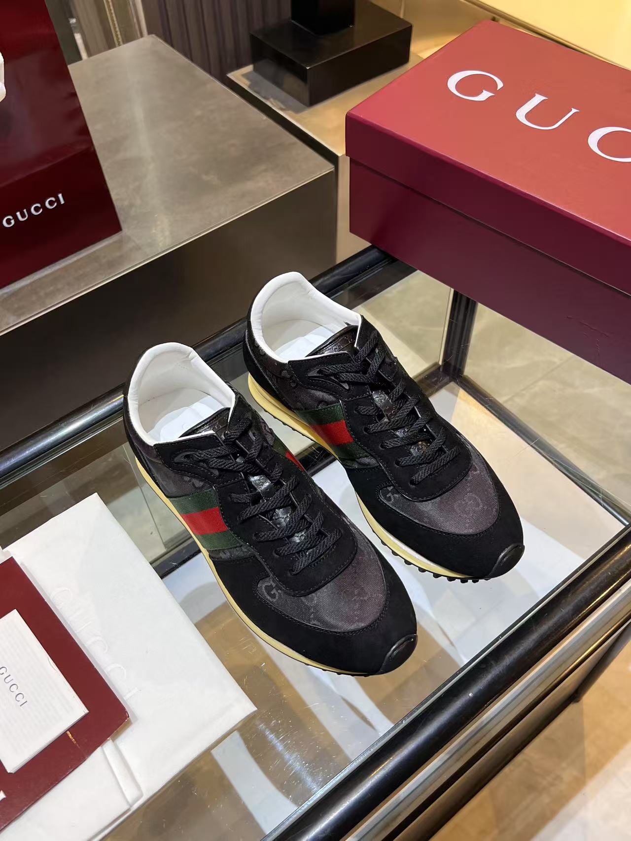 Gucci Re-Motion Platform Sneakers Black