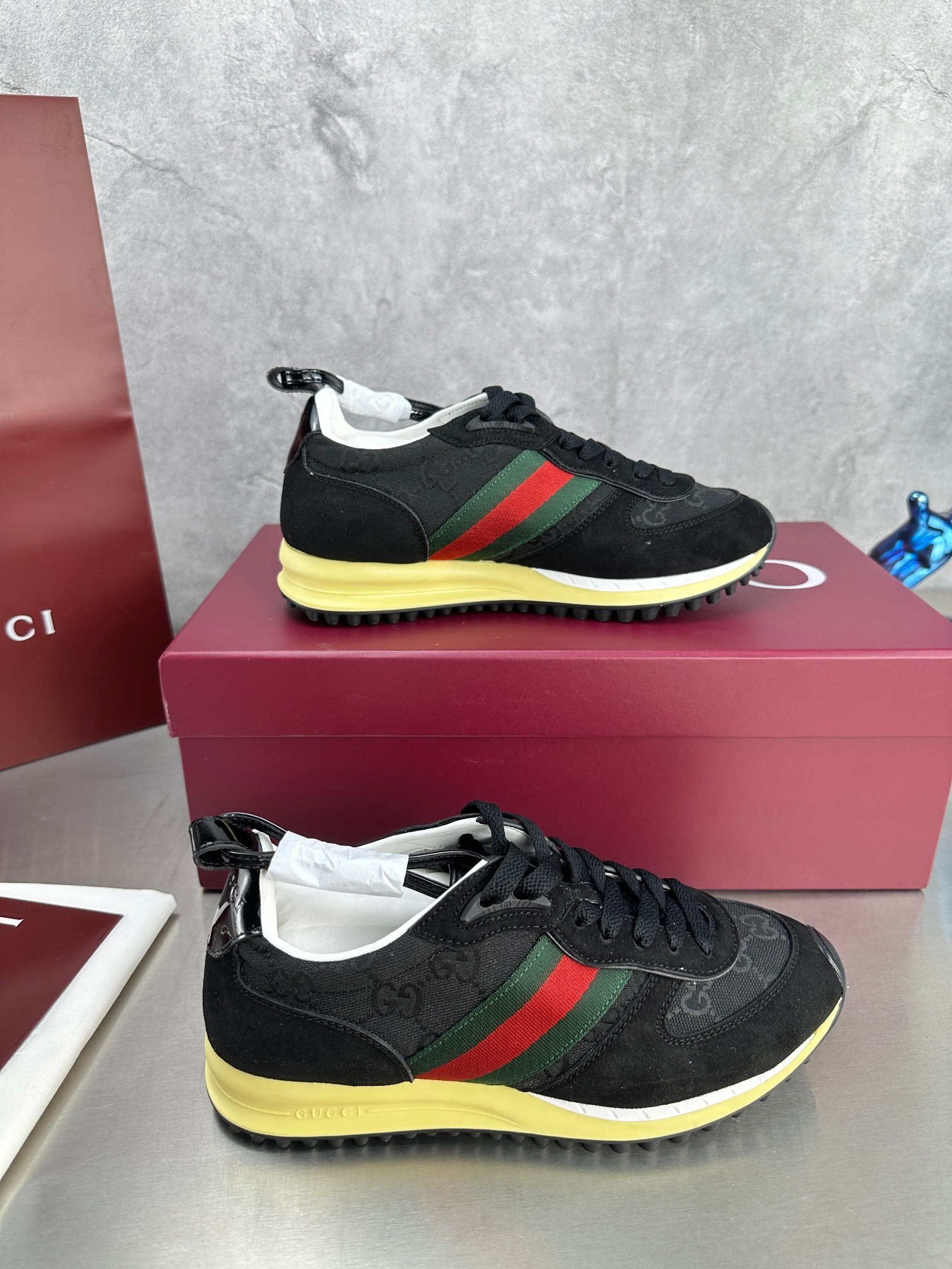 Gucci Re-Motion Platform Sneakers Black