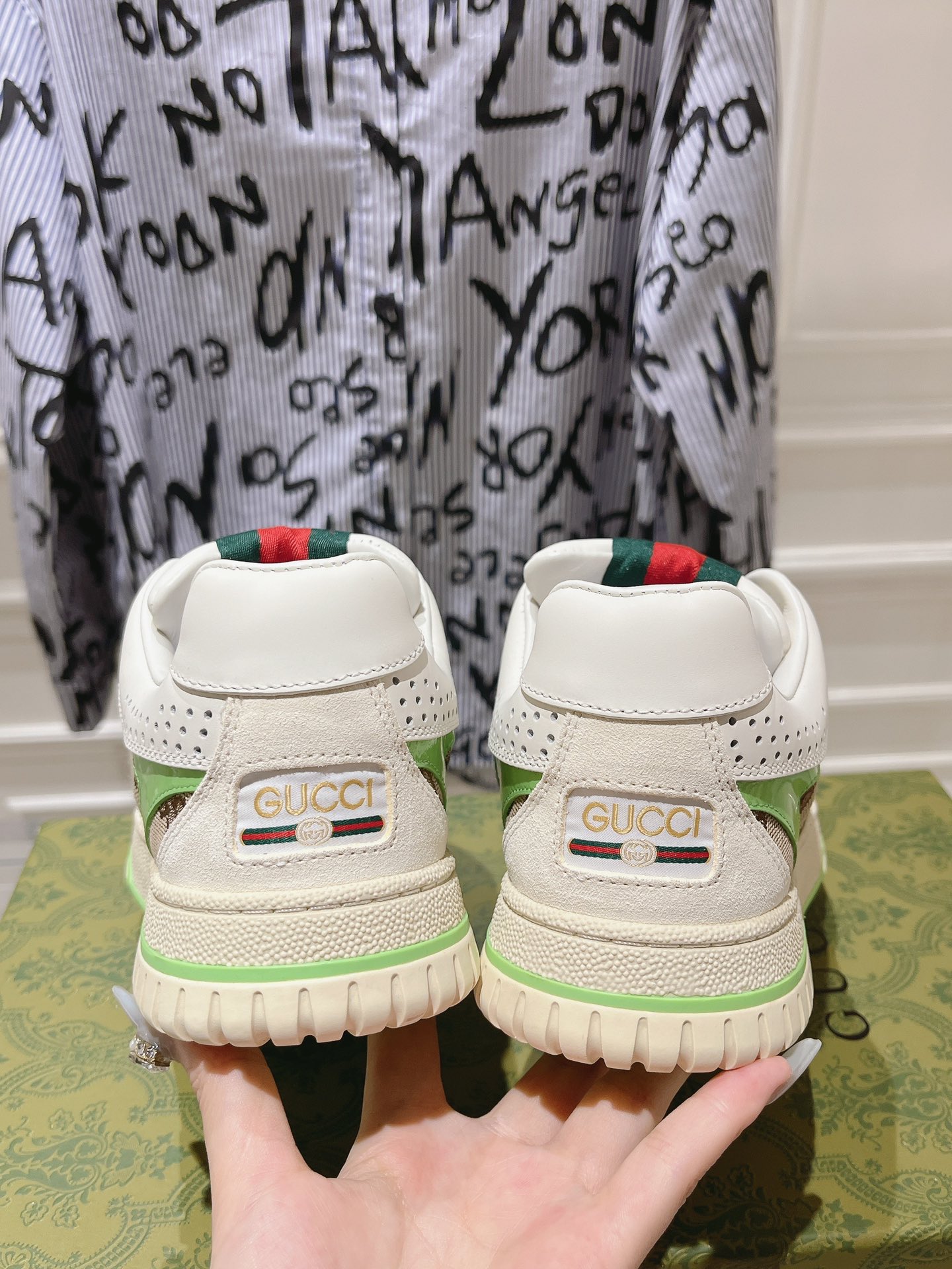 Gucci Retro GG Sneakers Green