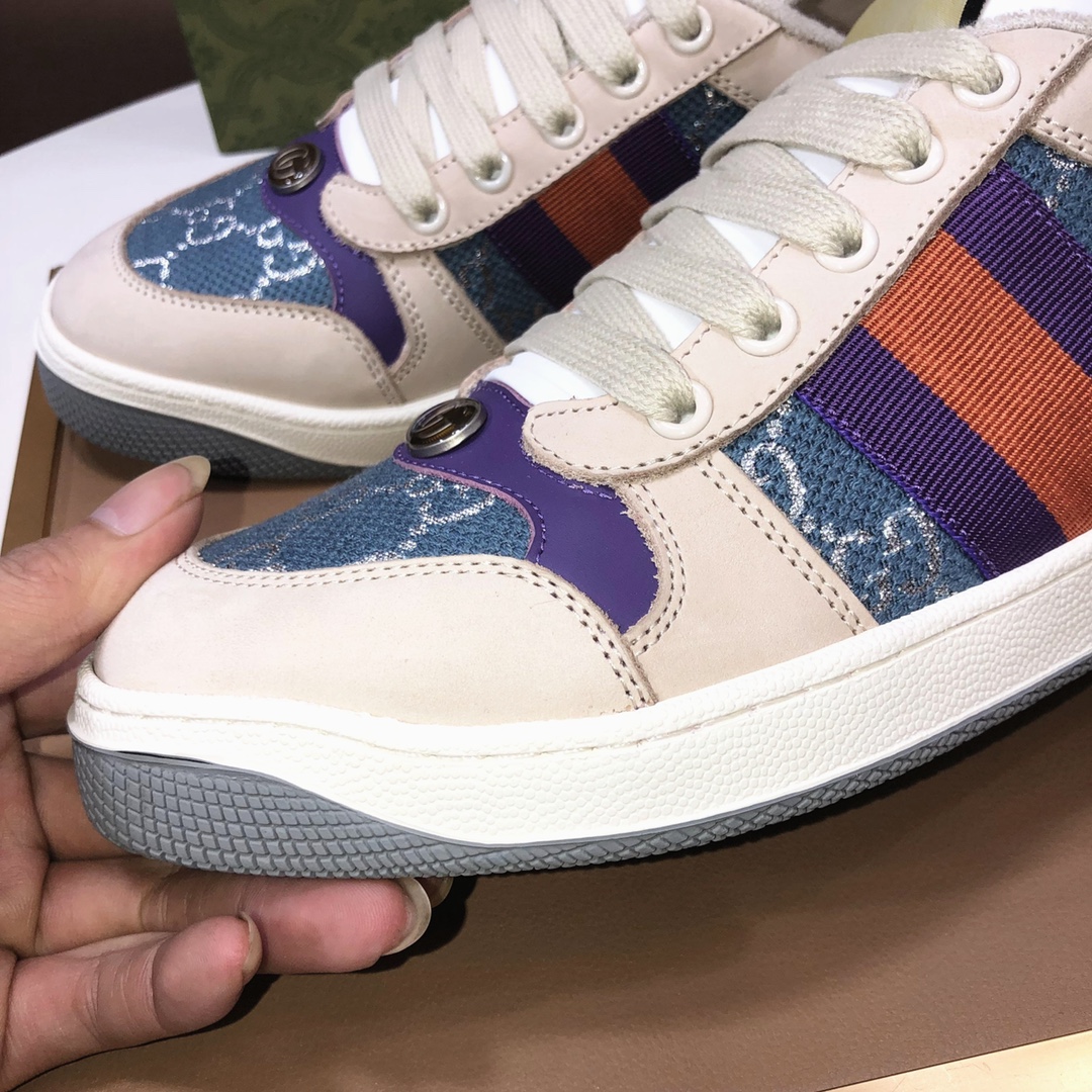 Gucci GG Canvas Low-Top Sneakers Multicolor