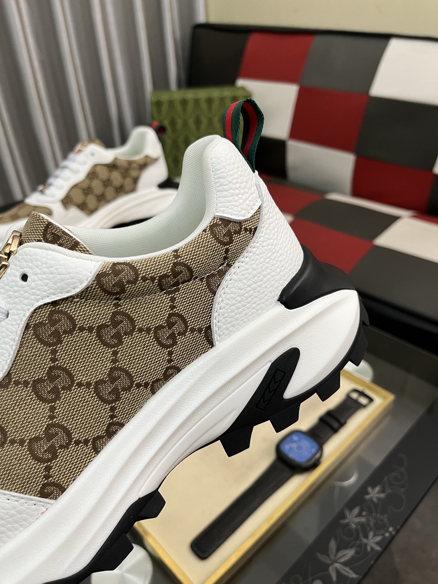 Gucci GG Canvas Chunky Sneakers White