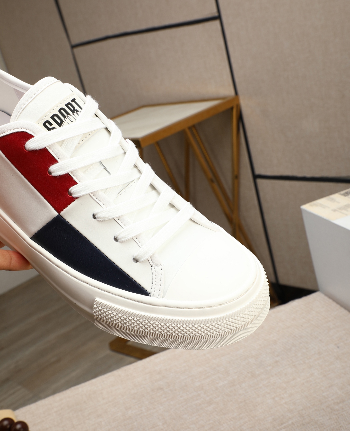 Gucci Leather Low-Top Sneakers Multicolor
