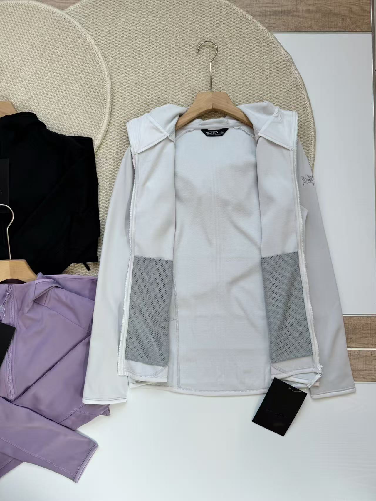 Arc'teryx Kyanite Polartec Zip Hoodie Jacket Multicolor