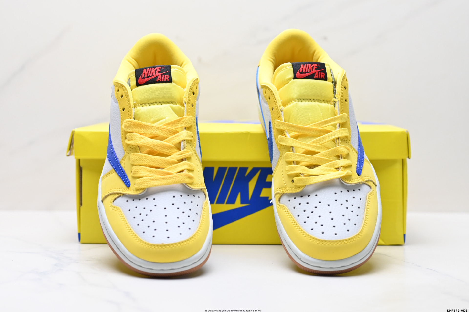 Nike Air Jordan 1 Low Yellow Blue
