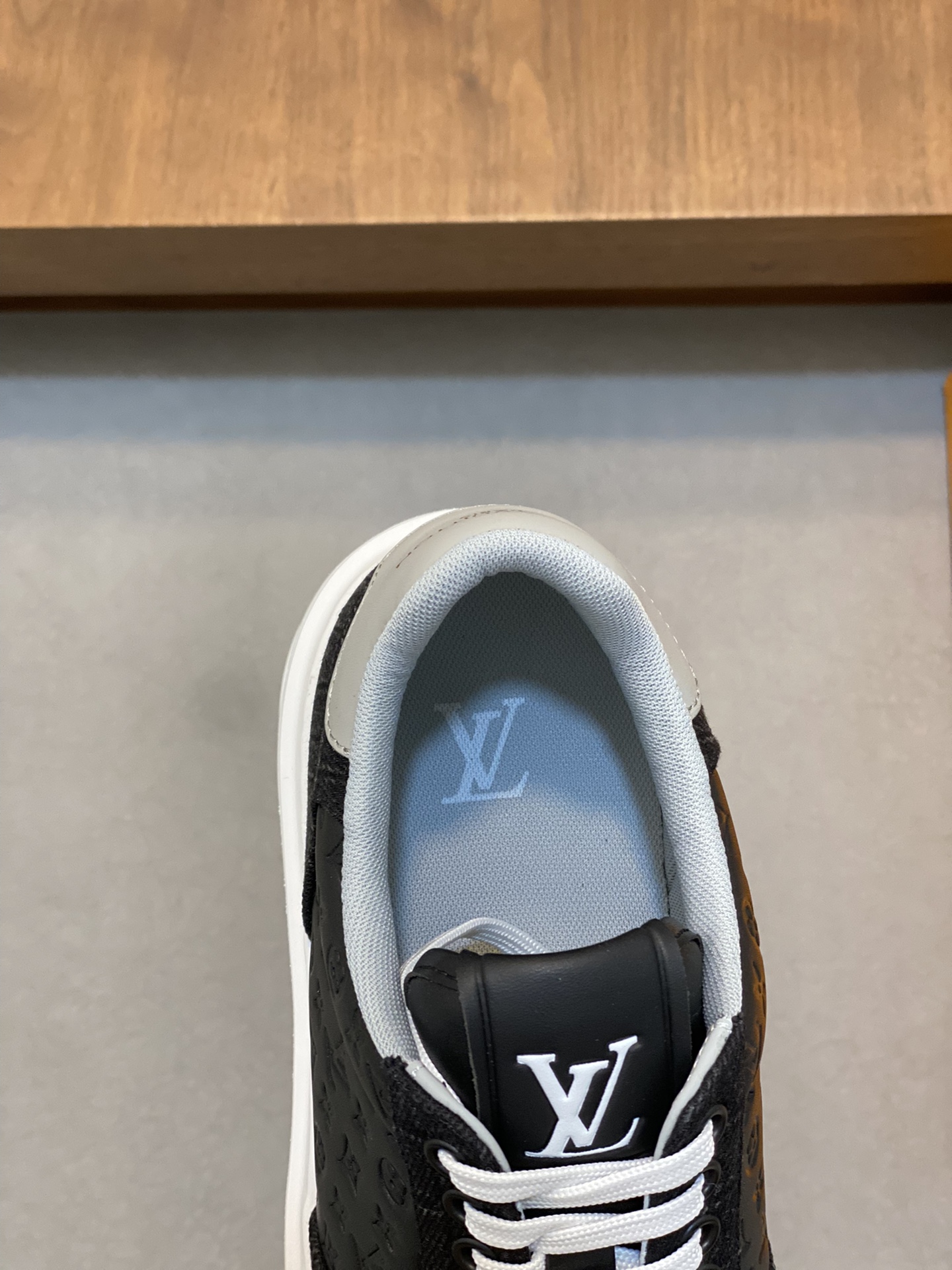 Louis Vuitton Monogram Low-Top Sneaker Black