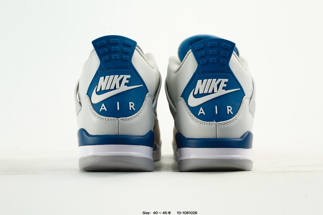 Nike Air Jordan 4 Retro OG Military Blue White Grey Blue