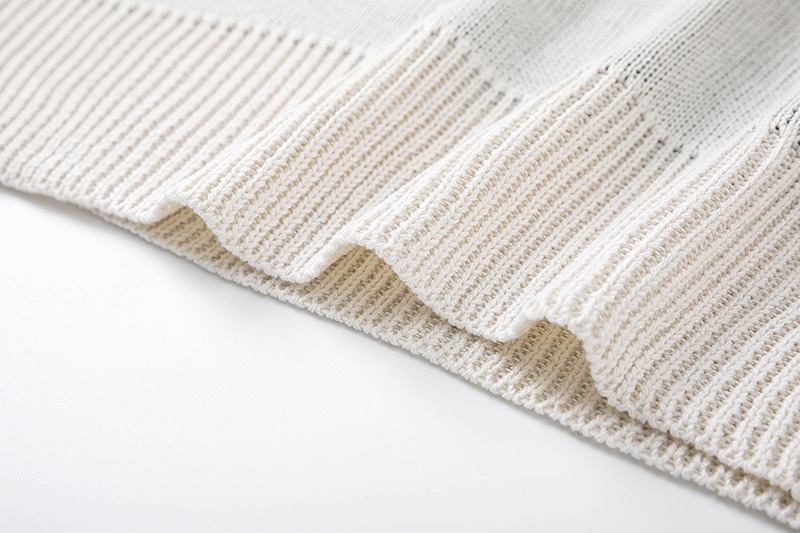 Stussy Logo Jacquard Knit Sweater White