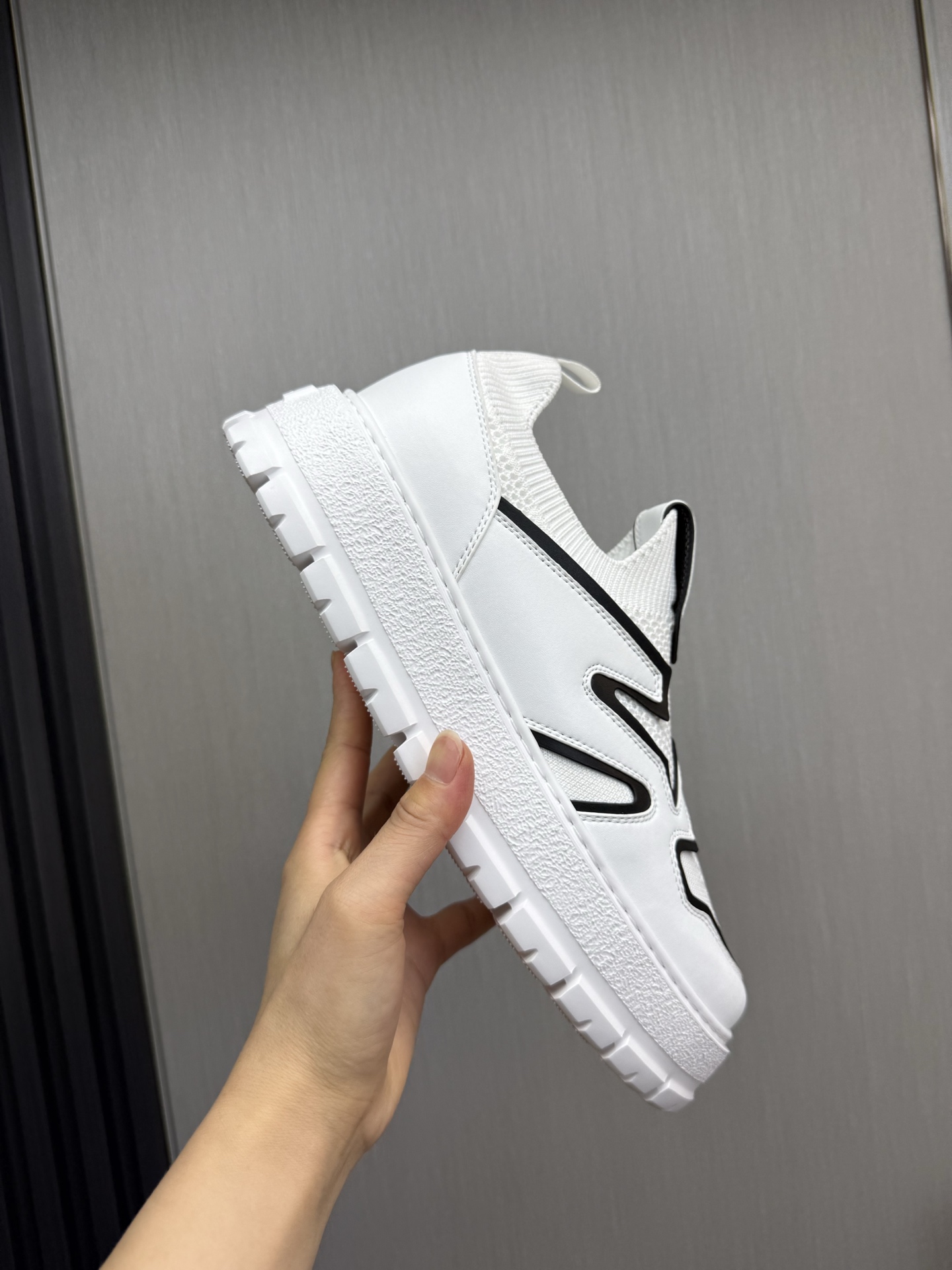 Prada Milano Slip-On Sneakers White