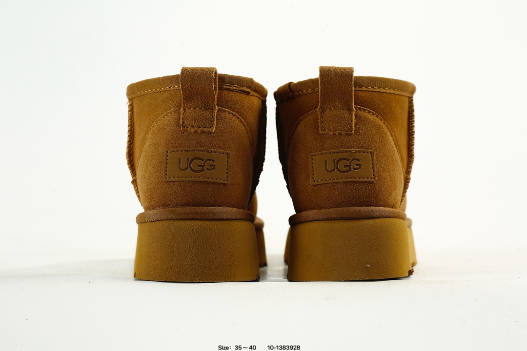 UGG Platform Mini Snow Boots Chestnut