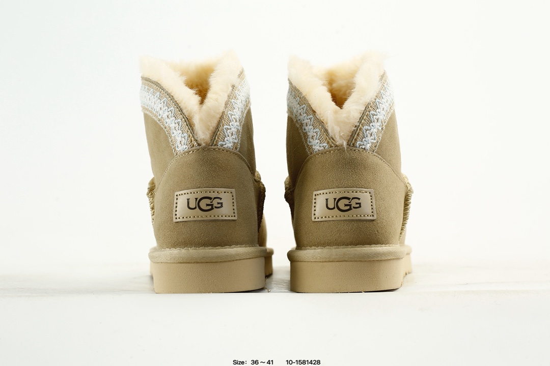 UGG Mini Shearling Boots Sand