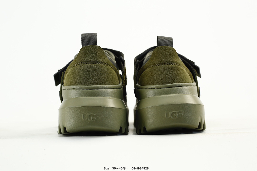 UGG Tasman Lowcut Platform Clog Olive Green
