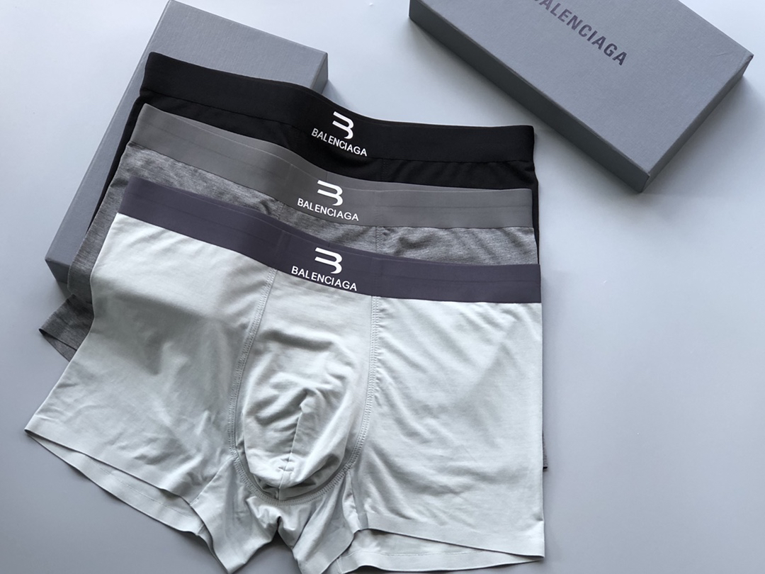 Balenciaga Modal Boxer Briefs 3-Pack Multicolor