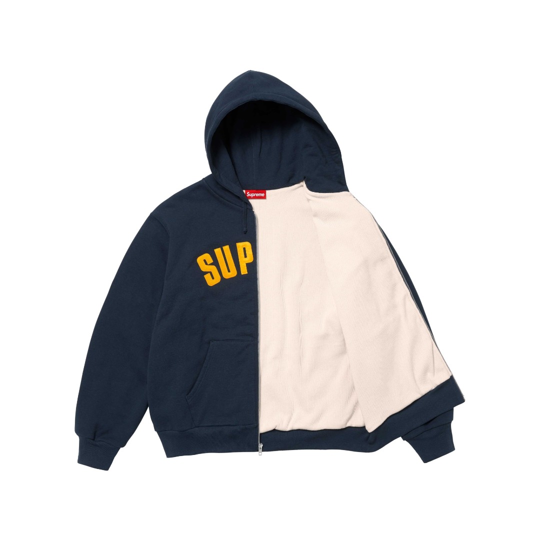 Supreme Thermal-Lined Zip Hoodie Multicolor