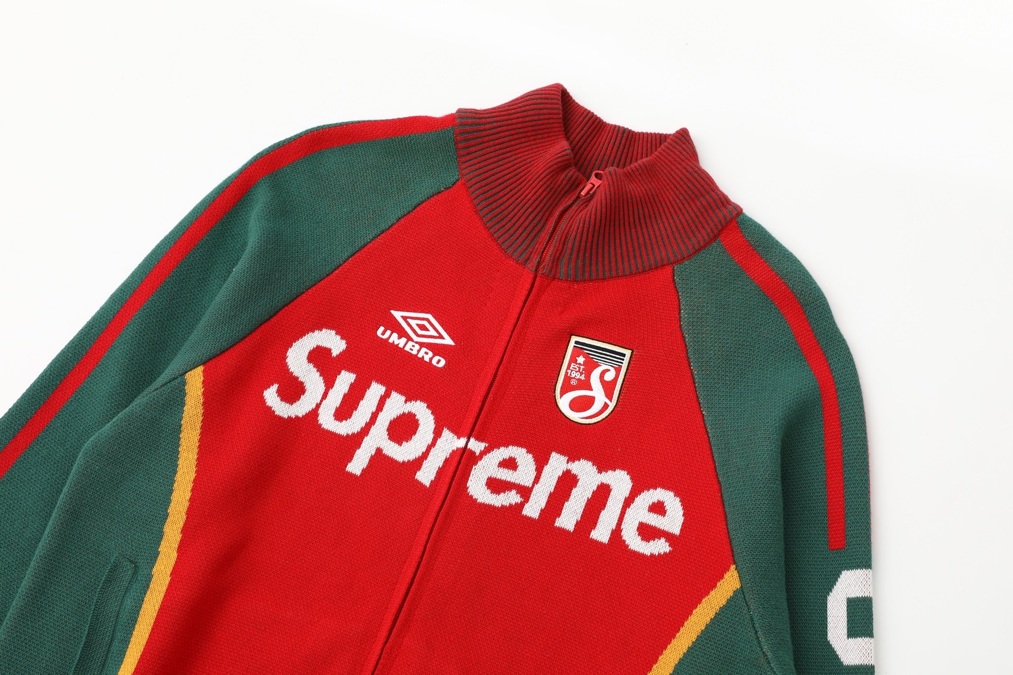 Supreme x Umbro Zip-Up Knit Jacket Multicolor
