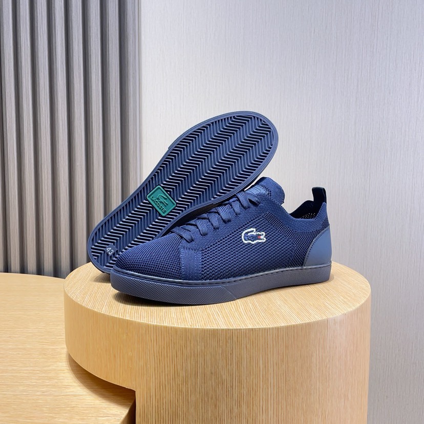 Lacoste Classic Knit Casual Sneakers Navy Blue