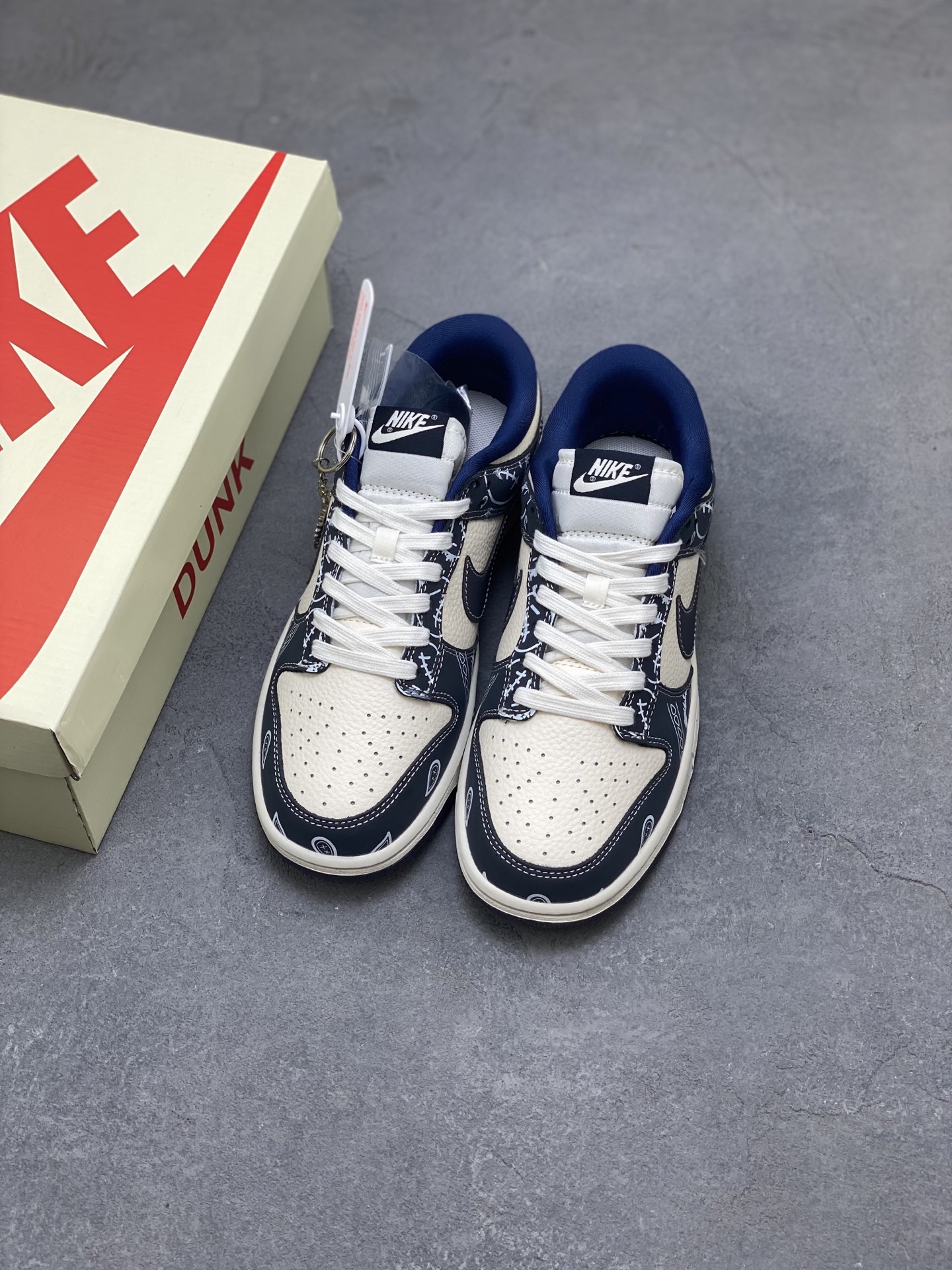 Nike Dunk Low DIY Navy Sail